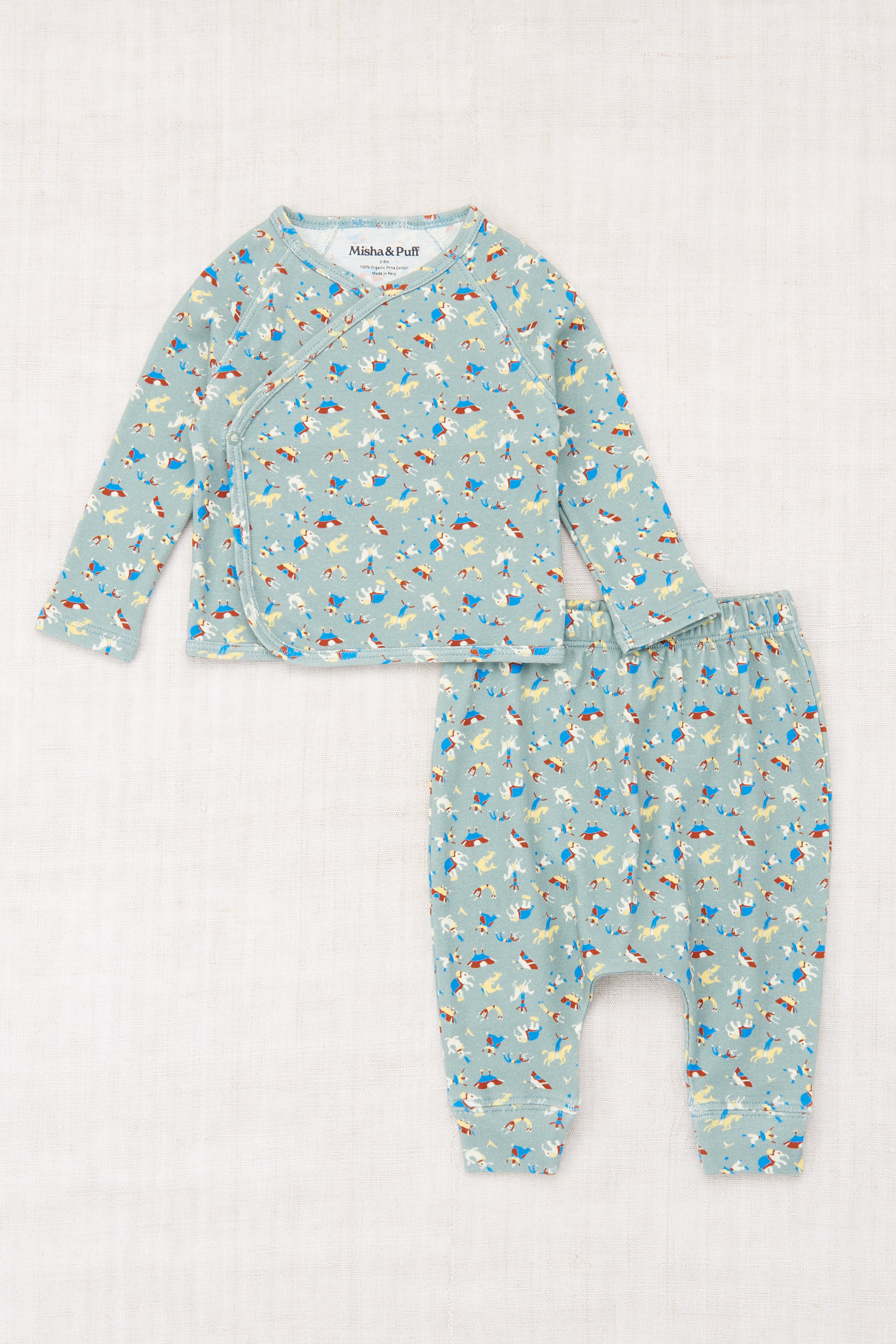 Misha&Puff 25AW 〉 Baby Wrap Set / Overcast Circus / 6-9m | 世界の