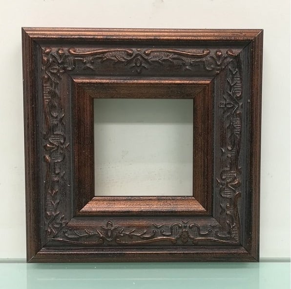 額縁おしゃれアンティークフレーム正方形樹脂50mm×50mmフレーム