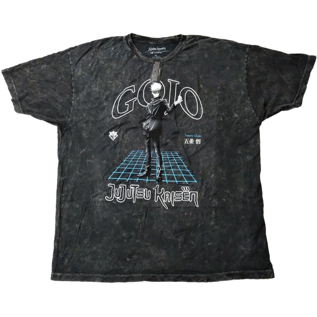 呪術廻戦 ウォッシュ加工Tシャツ 大きいXL 五条悟 アニメT 未使用新品