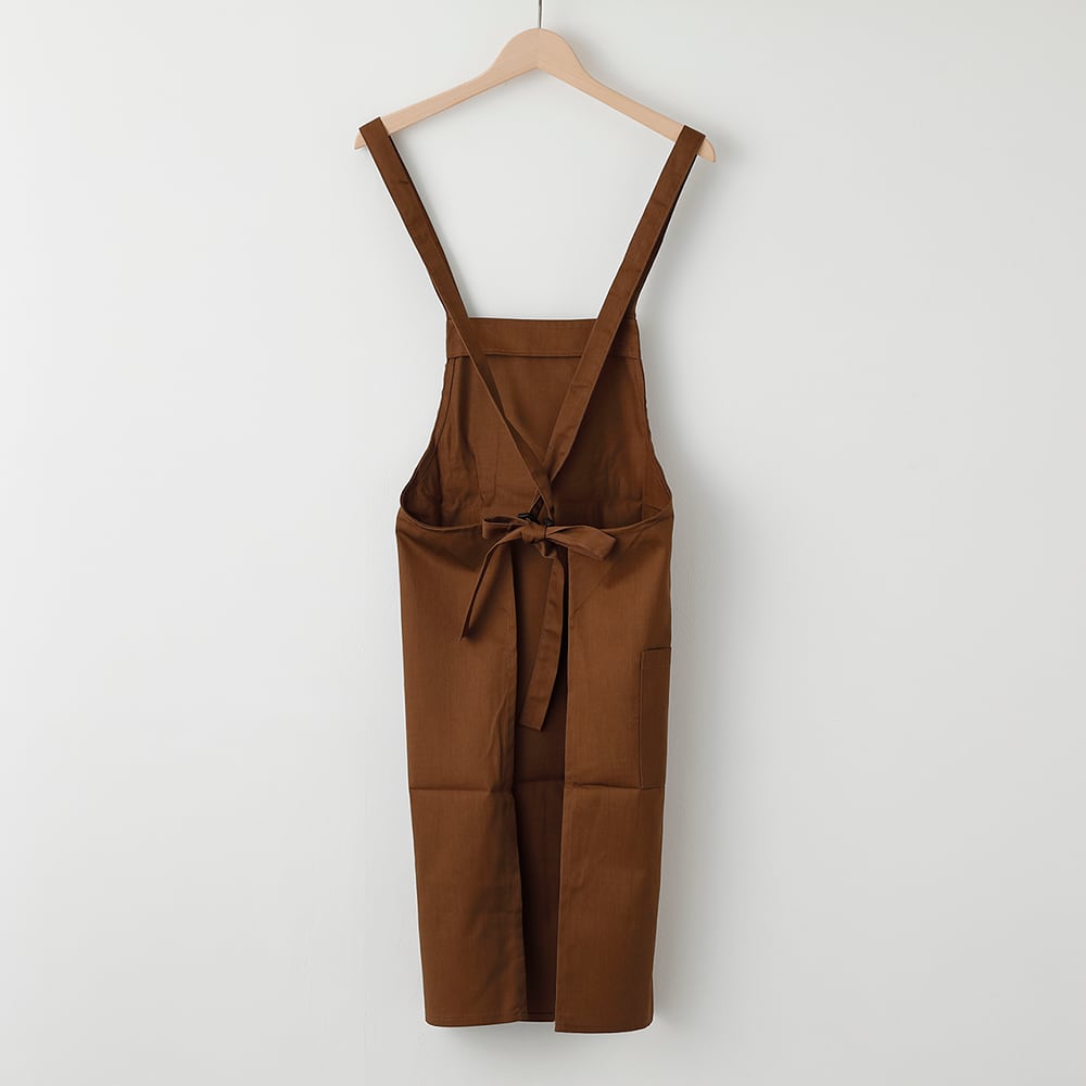 カジュアルエプロン ブラウン | stampa