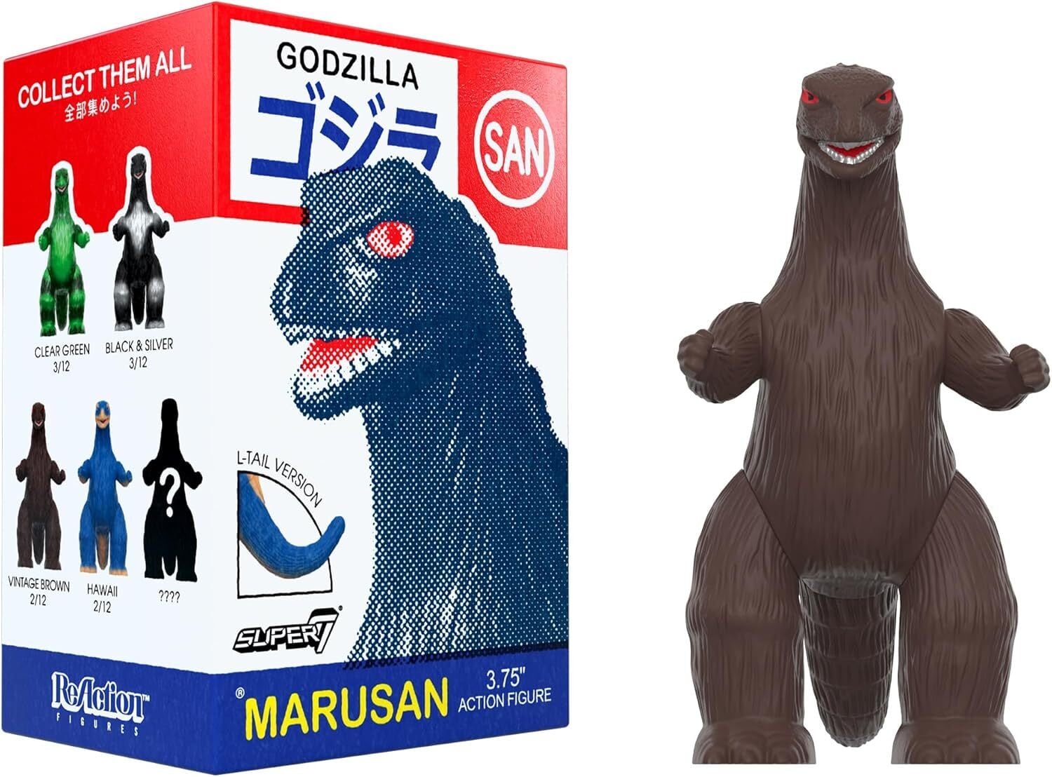 スーパー7 リ・アクション 東宝ゴジラ怪獣 マルサン ゴジラ ブラインド