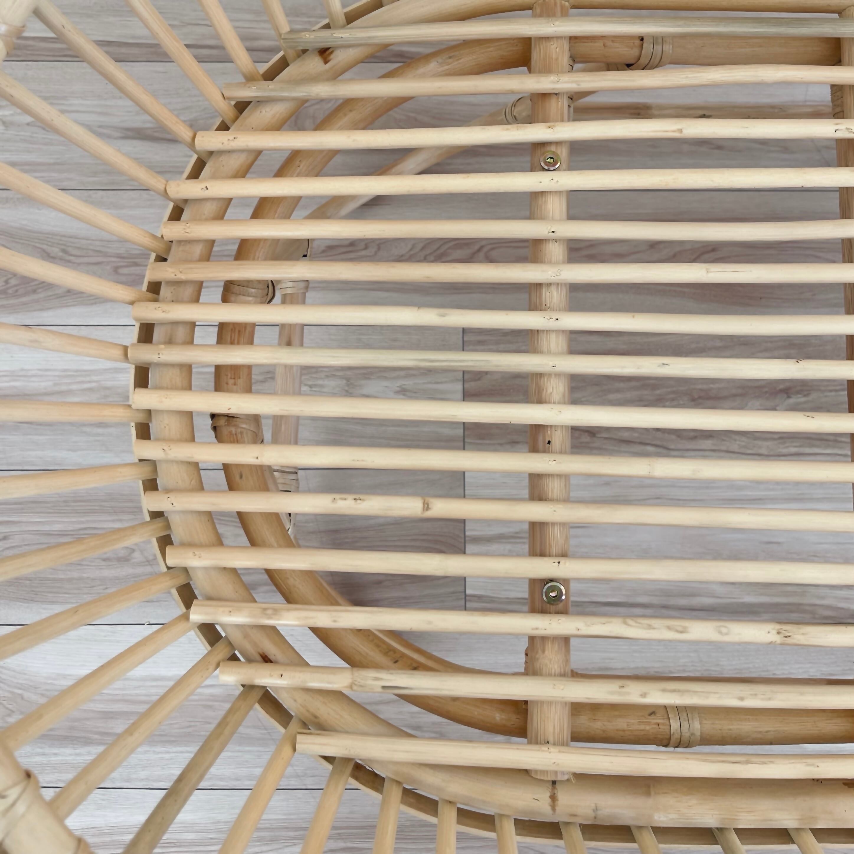 数量限定】ラタン ベビーベッド (マットレス付) | HappyFace ラタン