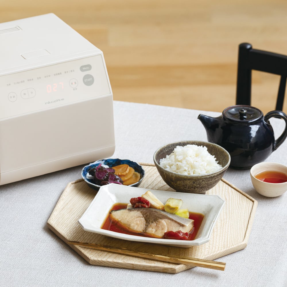 レコルト クッキングライスクッカー ／ グレー RCR-2(GY) | レコルト