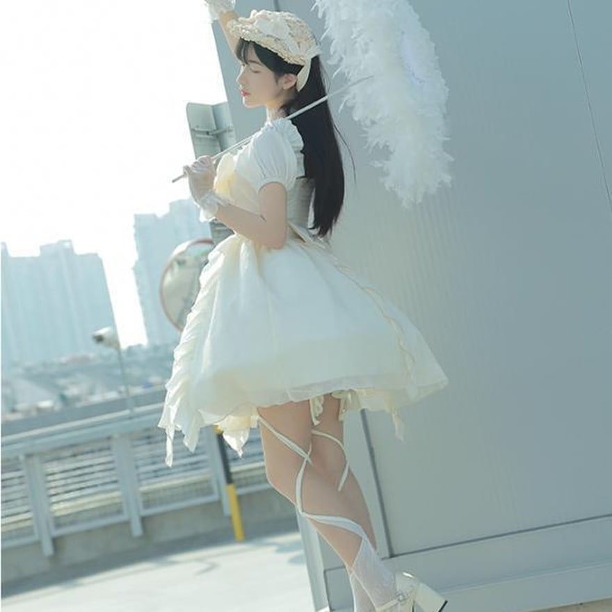 SEASONZ クラロリ PUJI オリジナル ホワイトロリータ ロリータブランド