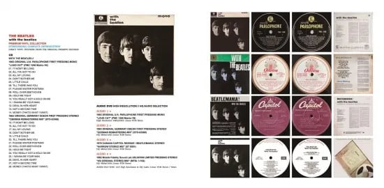 THE BEATLES / WITH THE BEATLES : PREMIUM VINYL COLLECTION 100
