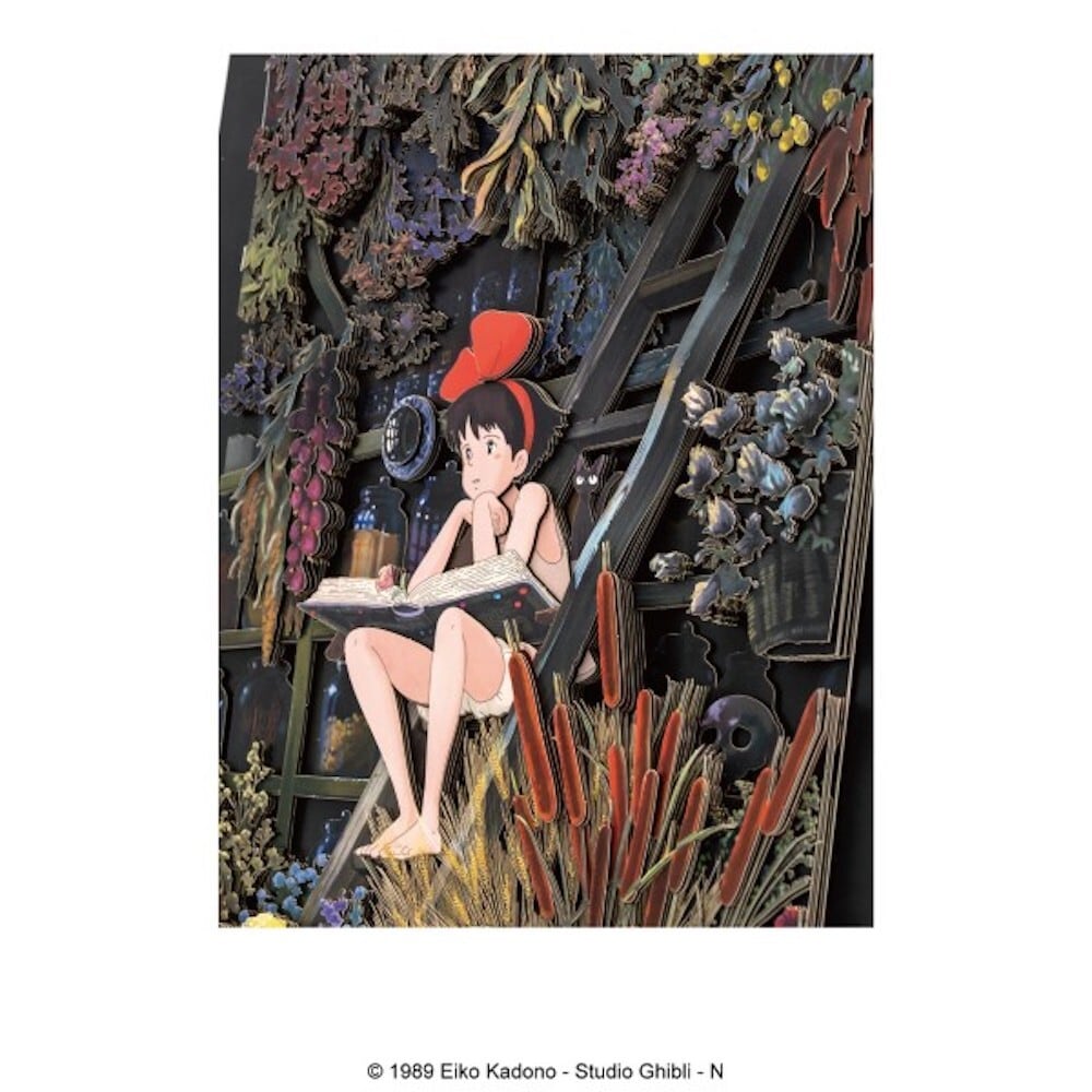 魔女の宅急便 ペーパーシャドーアート 少女の時間（5897） | すすのこ