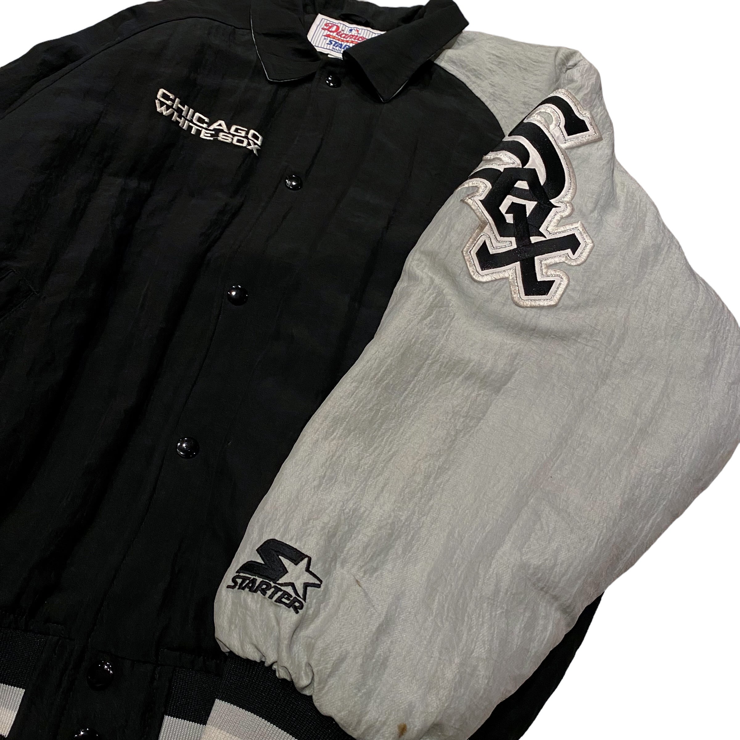 90's Starter MLB Chicago White Sox Nylon Stadium Jaket L