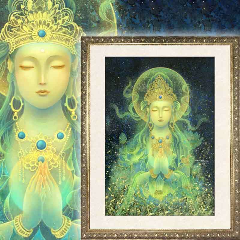 菩薩 | 光の幻想アート・観稀舎（みきしゃ）