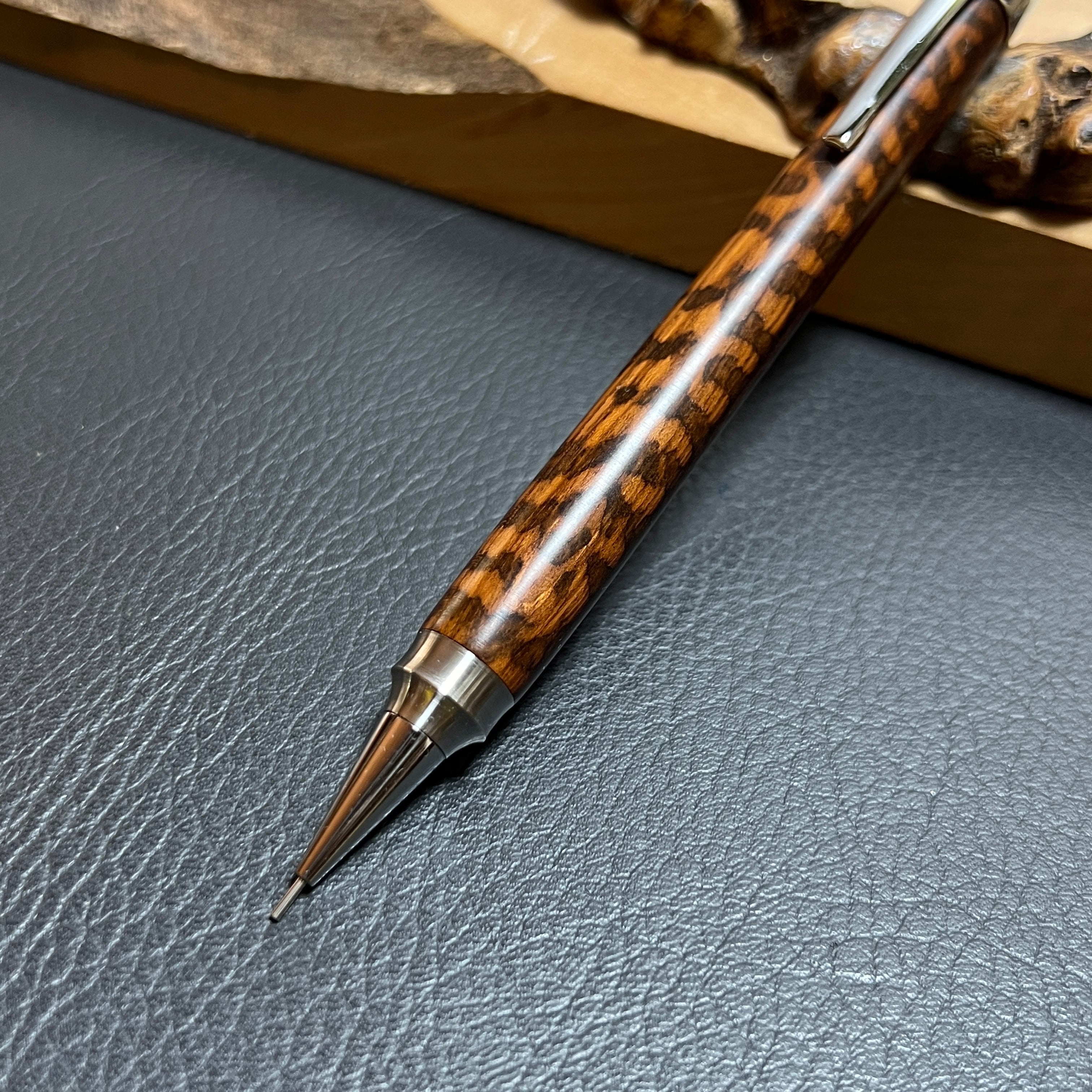 78スネークウッド 木製シャーペン 強低重心ダブルR 真鍮 | handwood