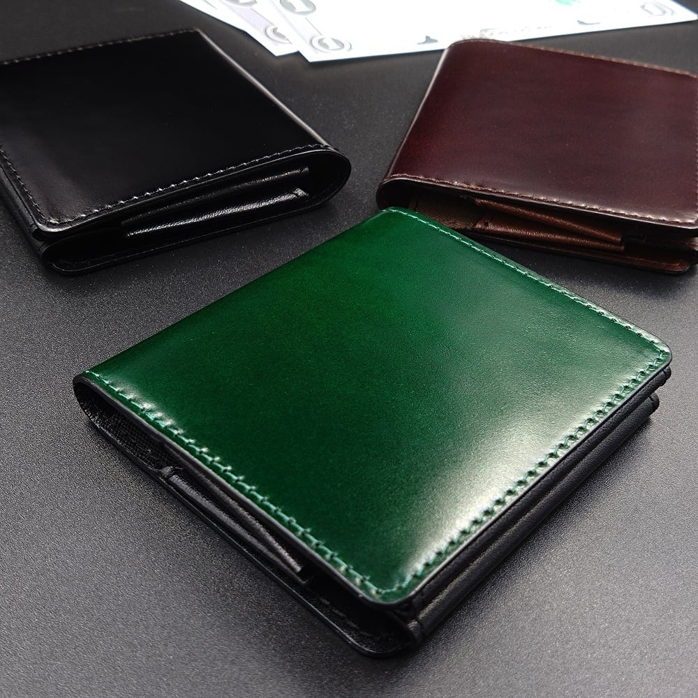 Gemini（コードバン）/ 小さい札入れ / 馬革 レーデルオガワ 薄い 二