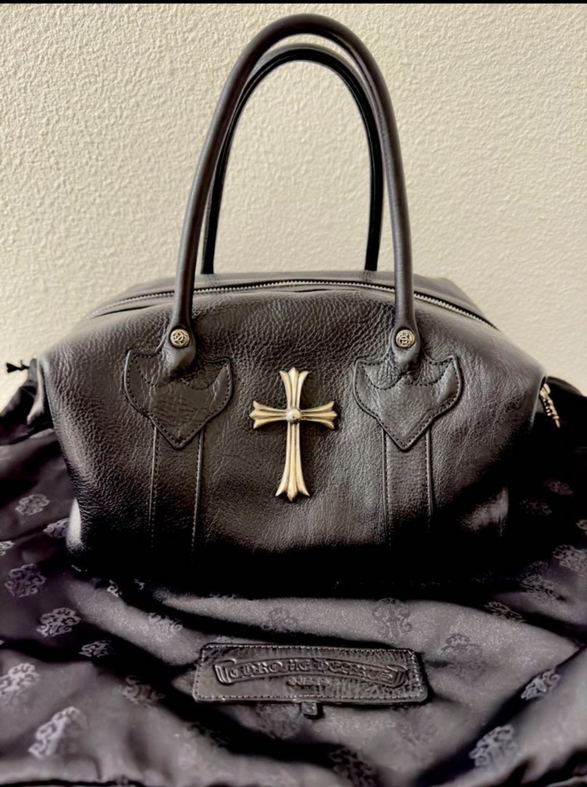 CHROME HEARTS クロムハーツ MONICA BAG モニカ CHクロス レザー