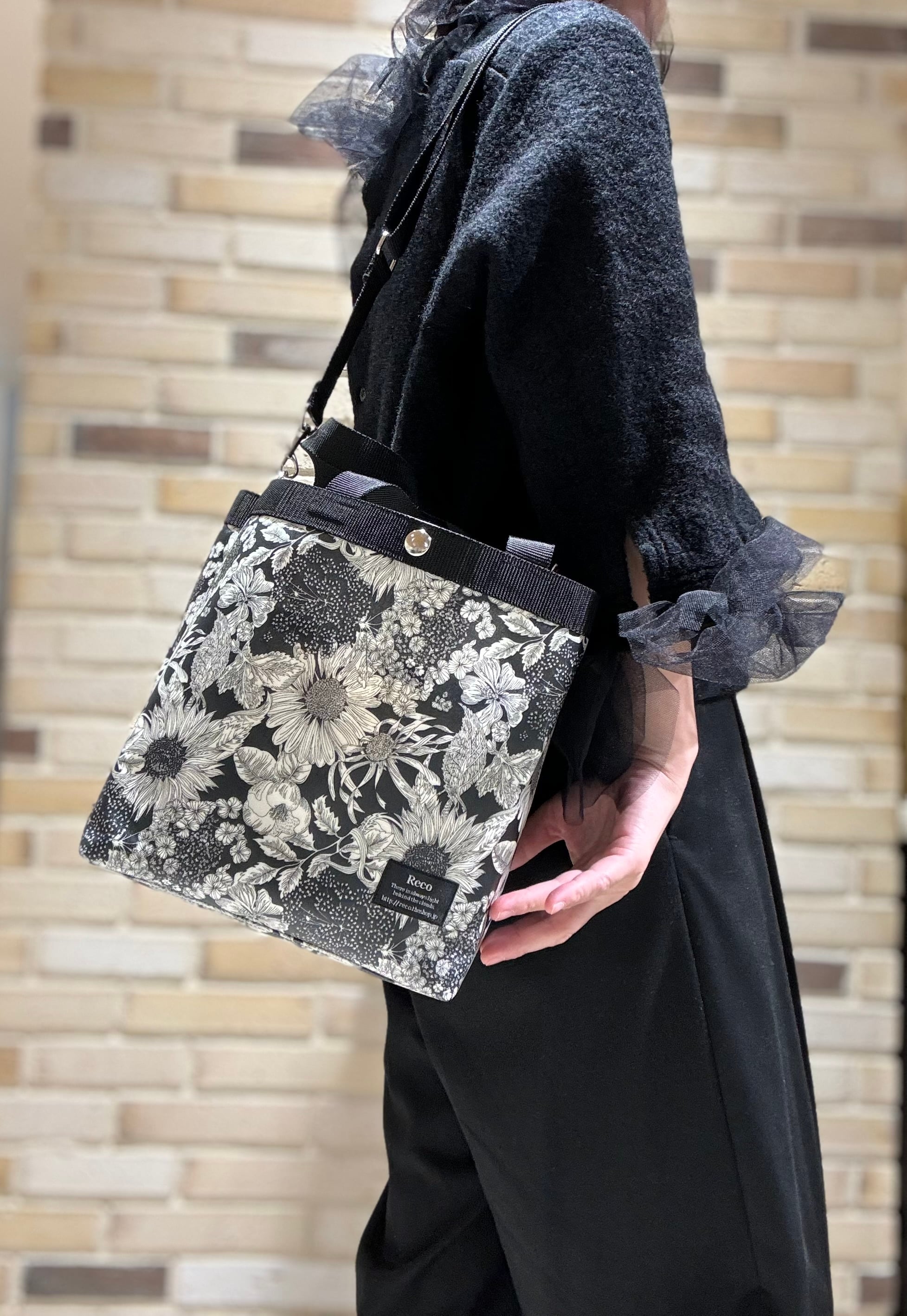 トートバッグ S リバティプリント ラミネート スウィムダンクレア