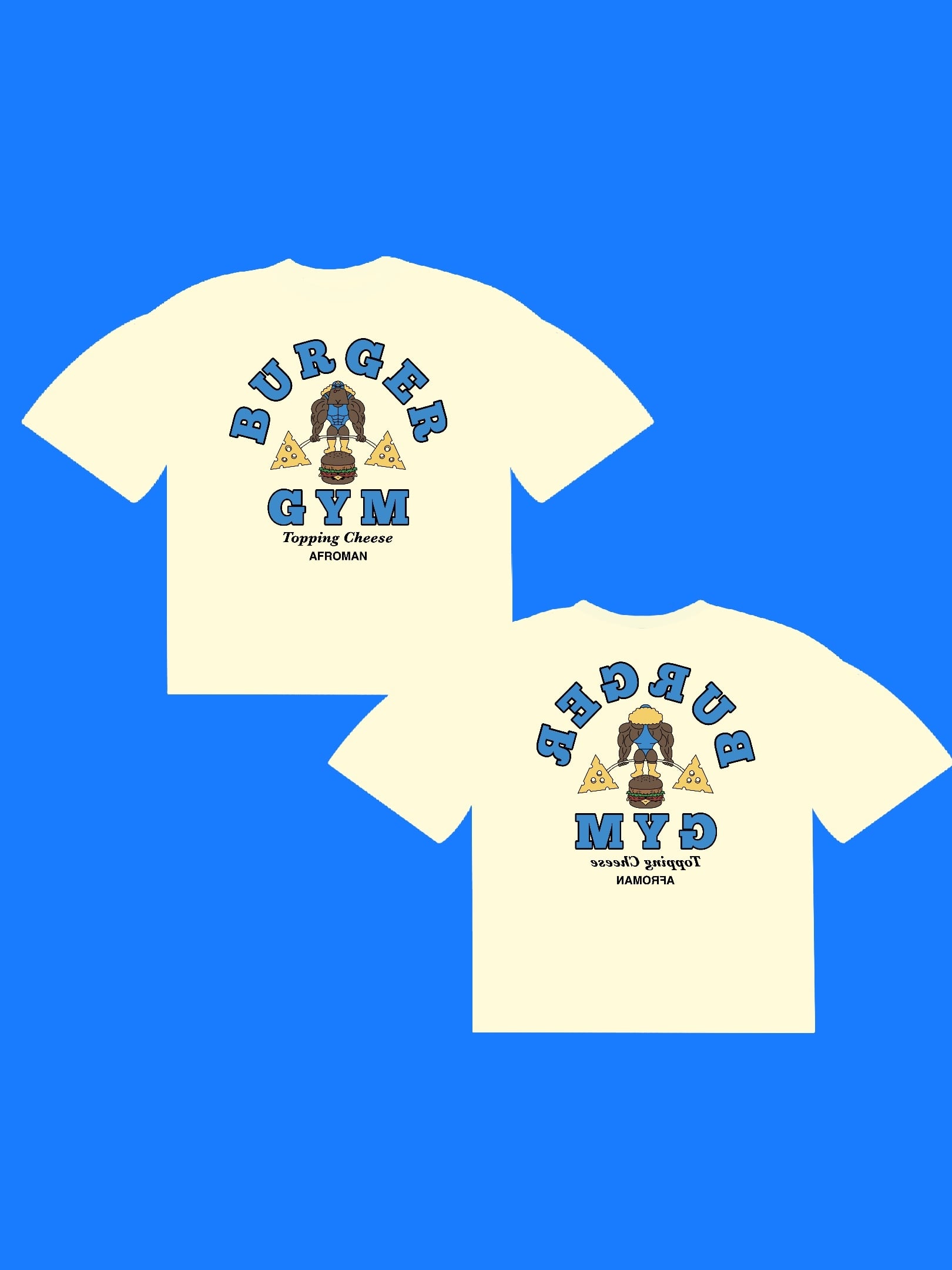 バーガージムTシャツ ホワイト | JACKPOT MARKET