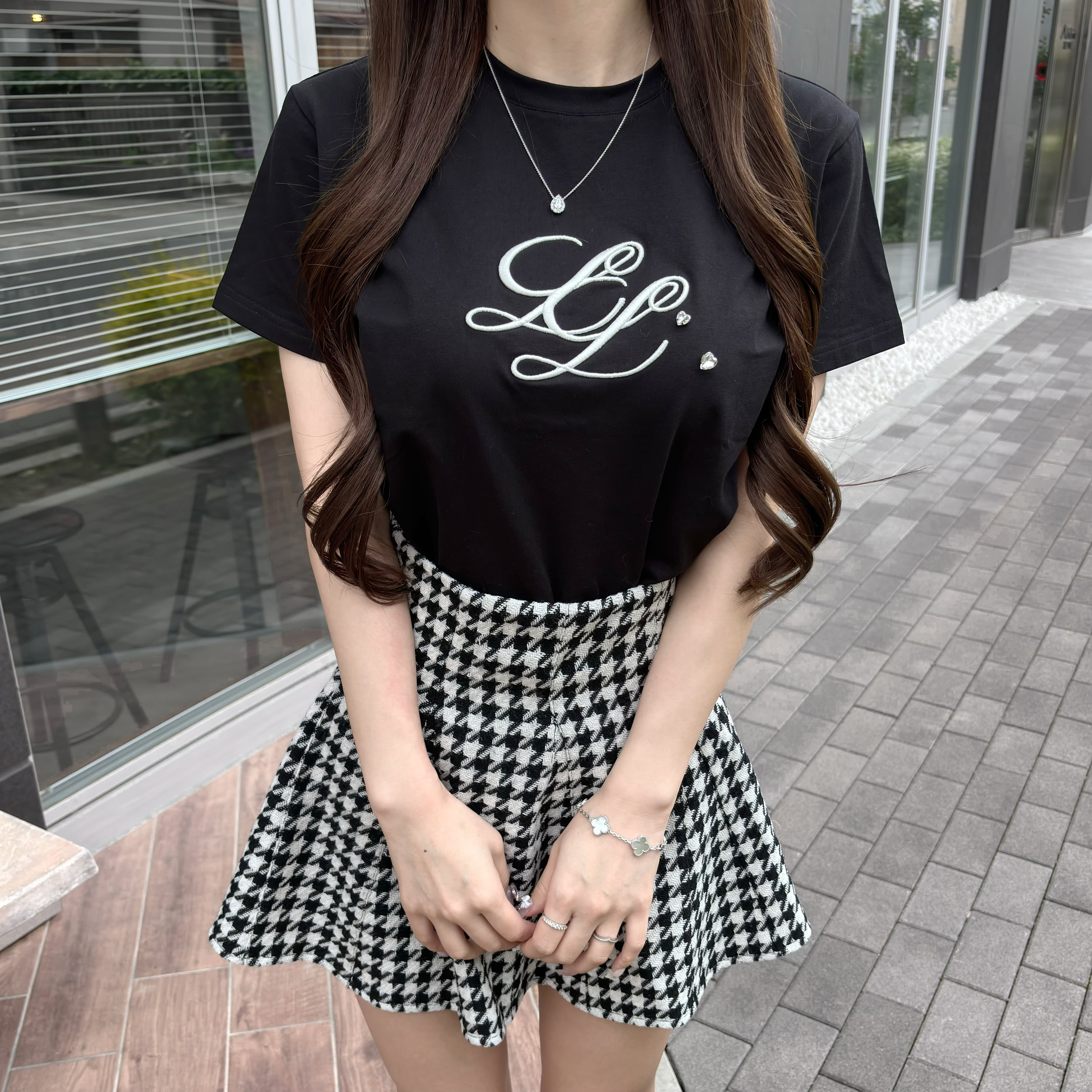 Lumignon original ♥ LL heart bijou T【ブラック】 | Lumignon