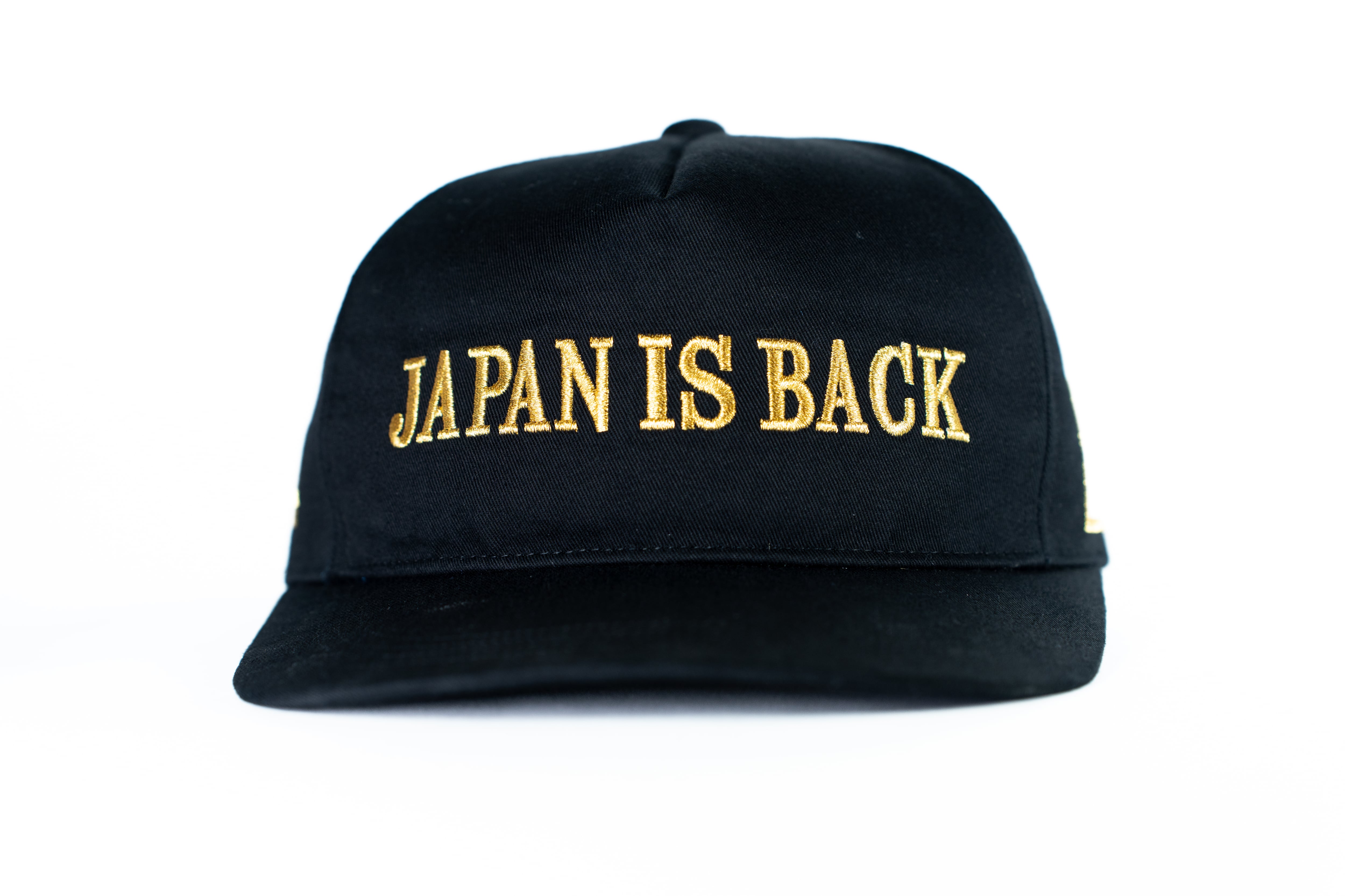 Japan is back キャップ ブラック | チームサナエ Veanas号公式グッズ