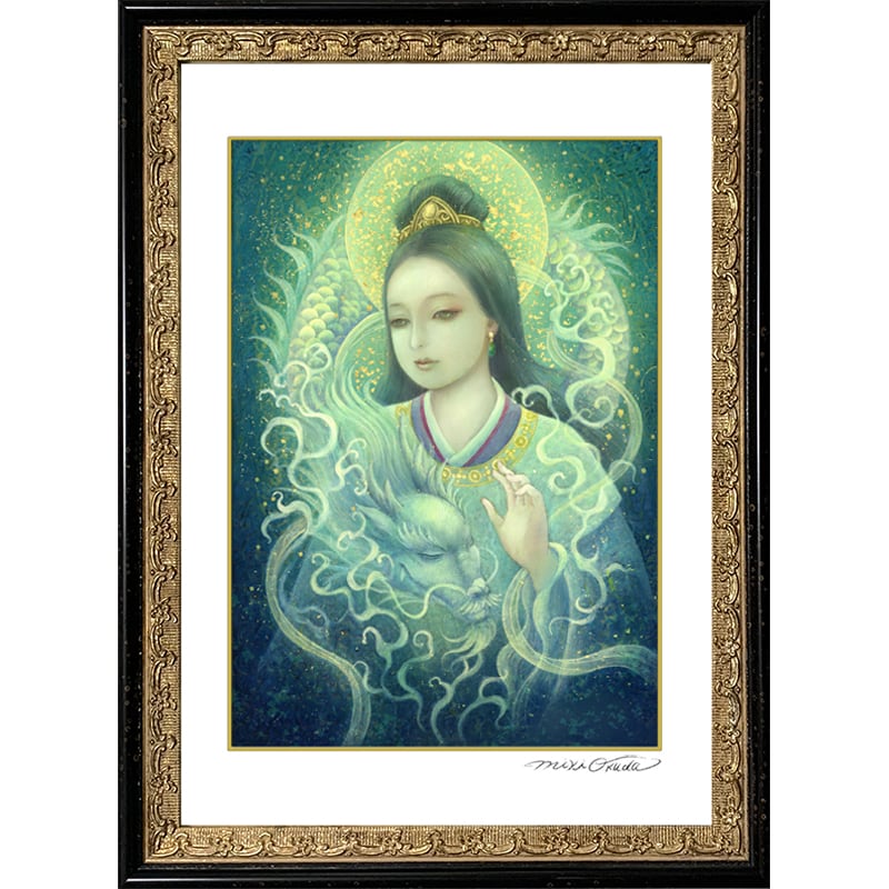 瀬織津姫】SSサイズ│神様の絵│開運画│幸運を呼ぶ絵画 │ジクレー