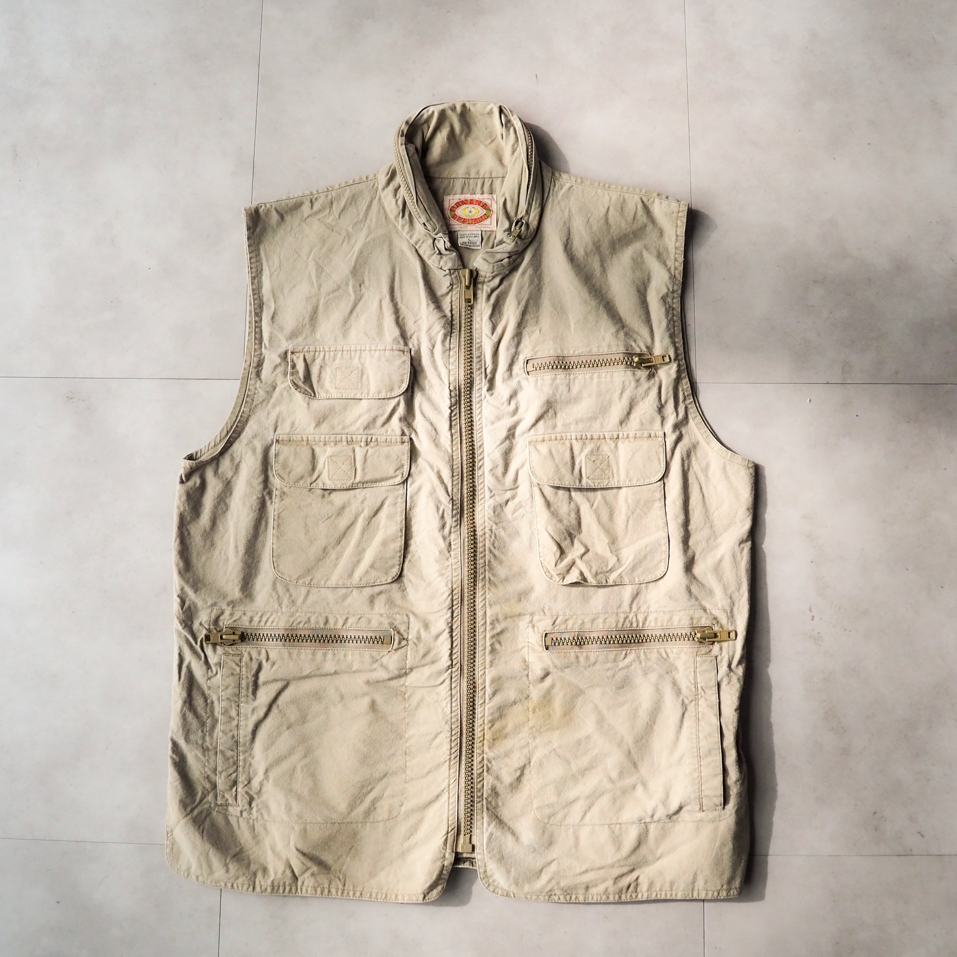 80s “BANANA REPUBRIC” fishing vest 80年代 バナナリパブリック