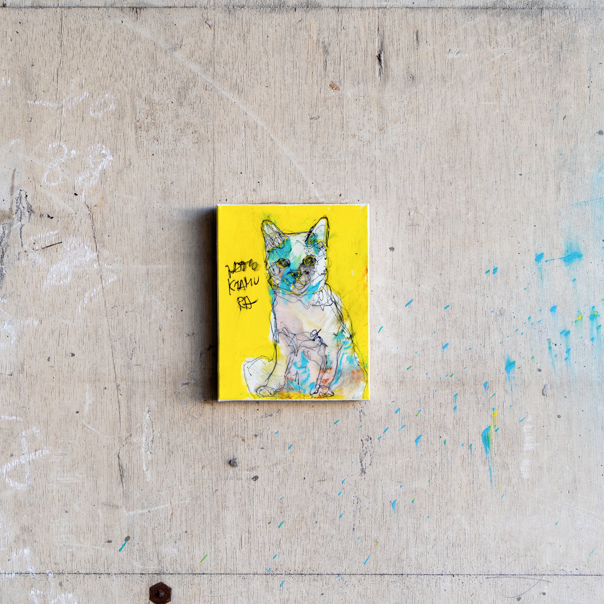 北村直登さん 原画 F0「 家族の事情や秘密を持っている 猫」 北村直登