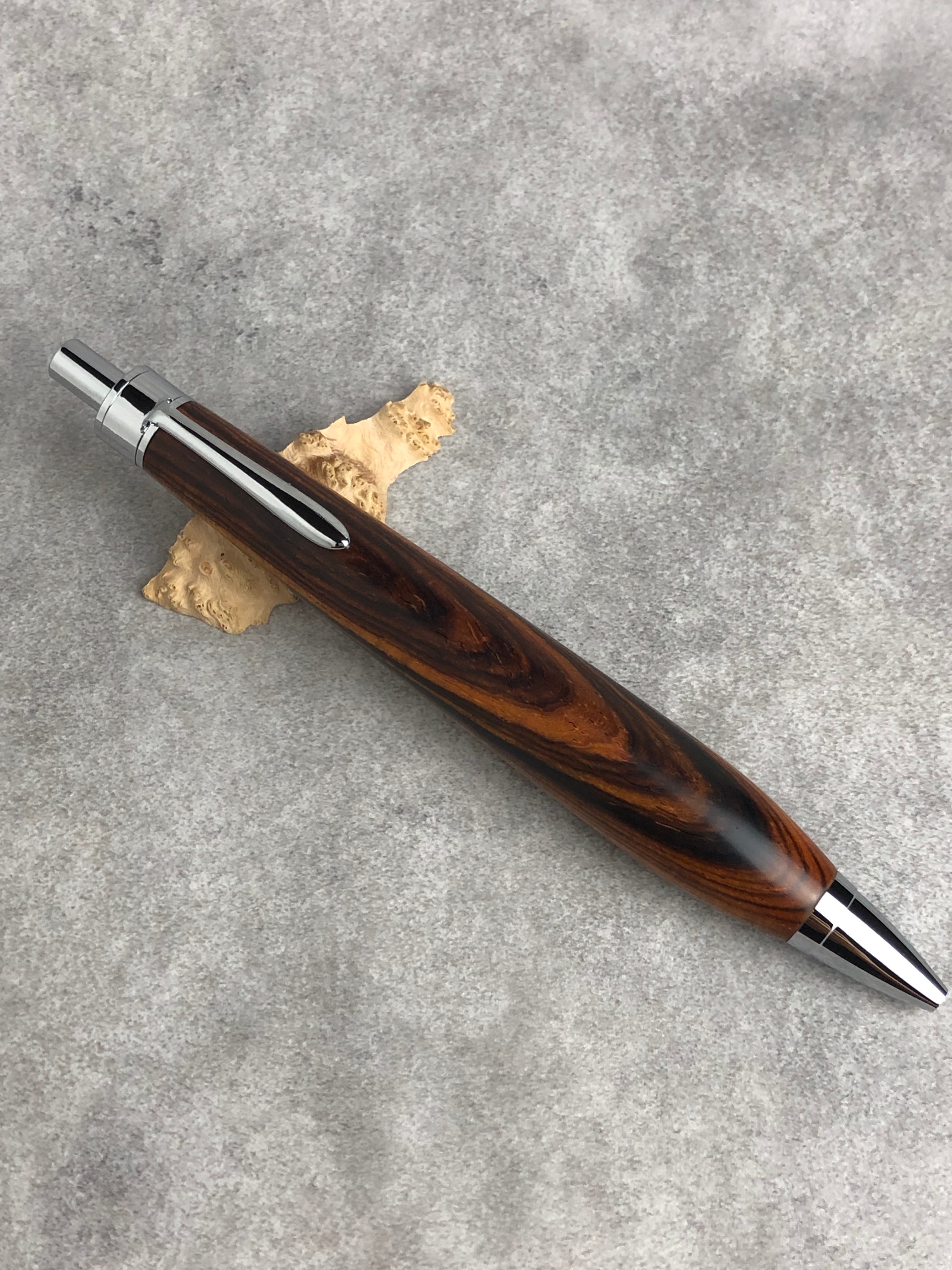 ココボロ糸縮杢 ボールペン 太軸 | ペン工房 燦