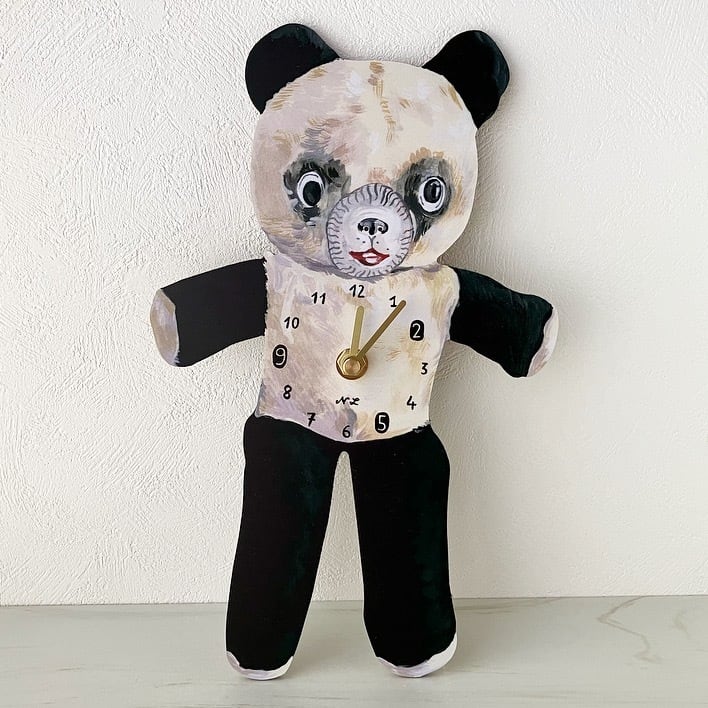 ナタリーレテ 壁掛け時計 パンダ | 京都のかわいい雑貨屋さん
