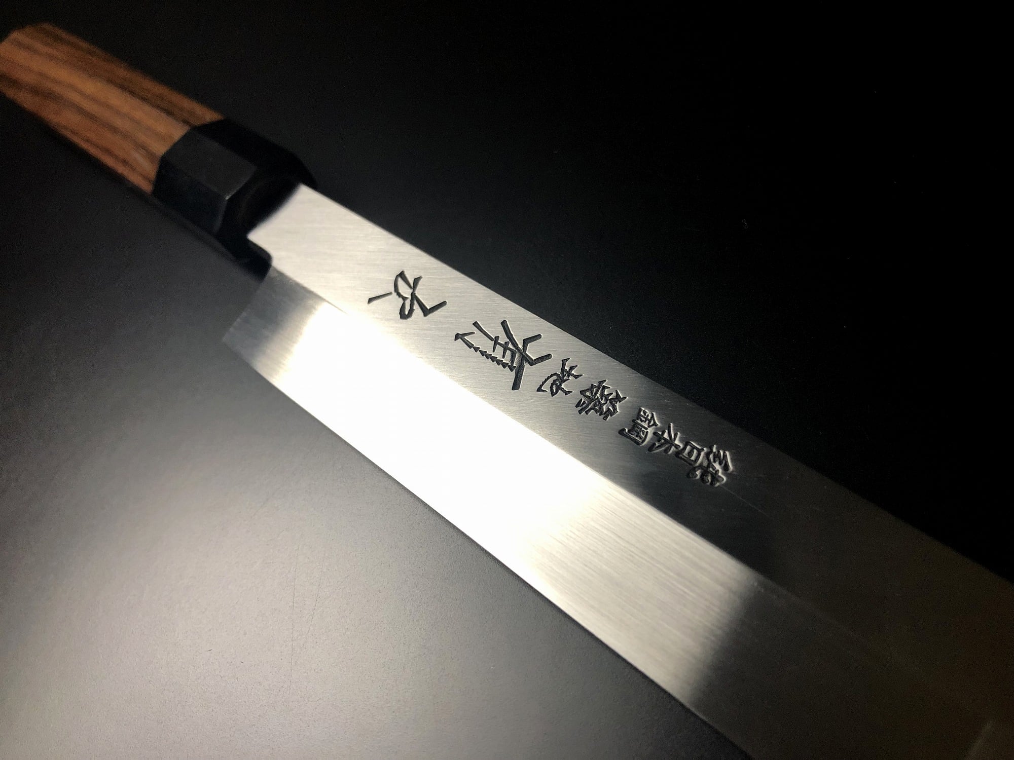 有次 包丁 柳刃 本焼 純日本鋼 270mm 白鋼2 築地 ARITSUGU ローズ柄 名