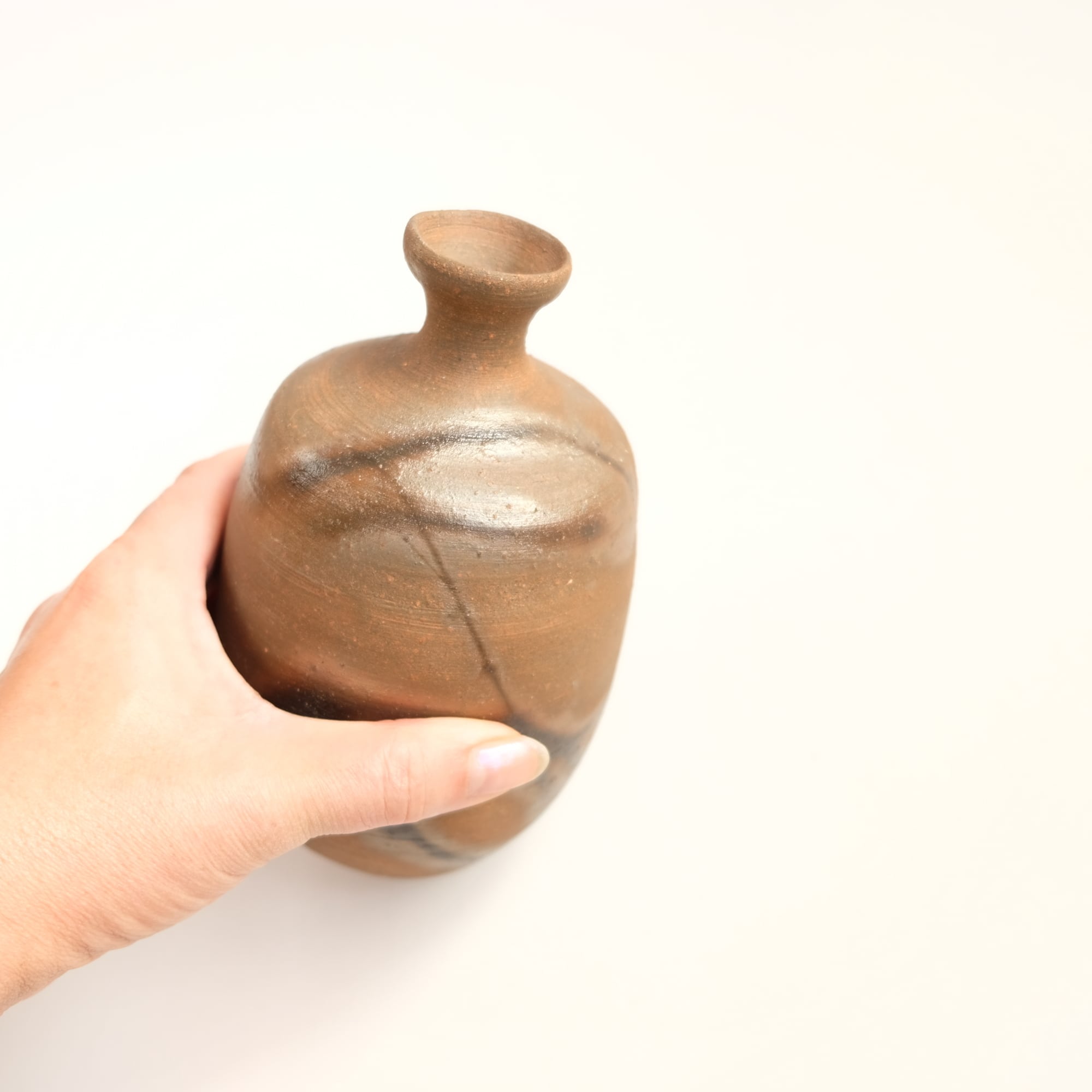 1 大江一人 Kazuto Ooe 青備前 徳利 Sake bottle | Gallery HANNA shopping