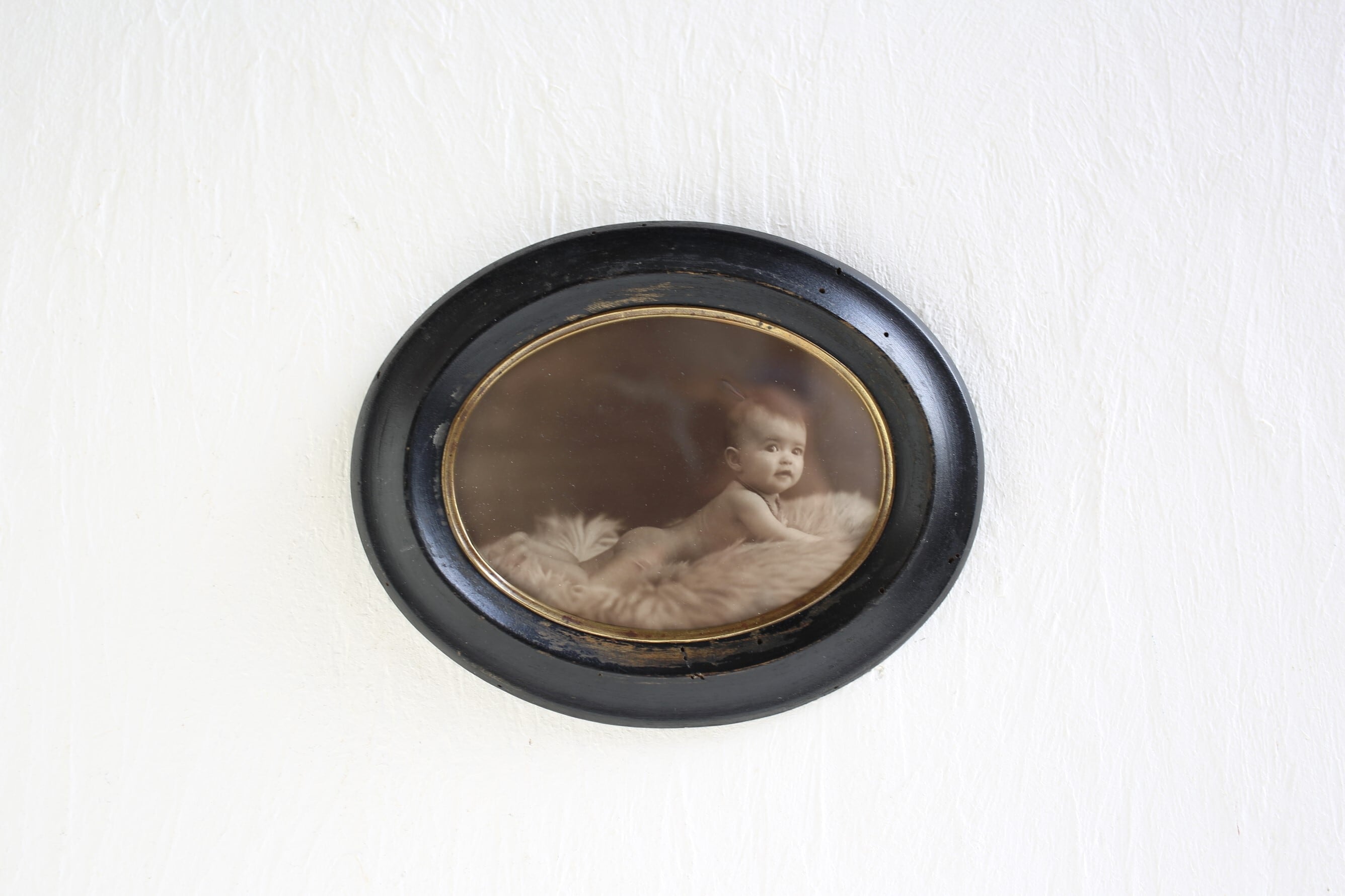 フランス アンティーク ナポレオン三世様式 フレーム 額 写真入り N