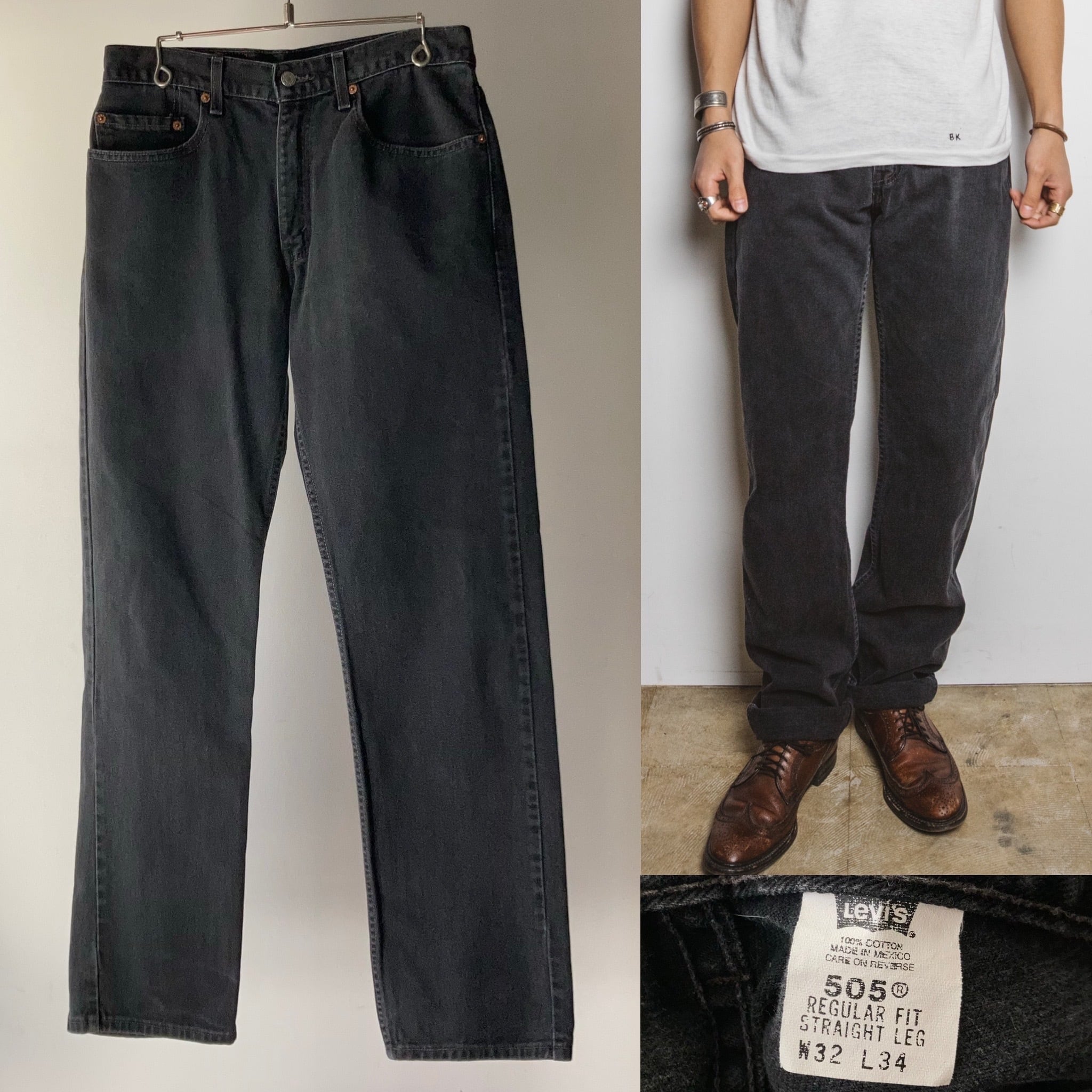 Levi's 505 ブラックデニム メキシコ製【1106A62】 | 【公式】Thrift