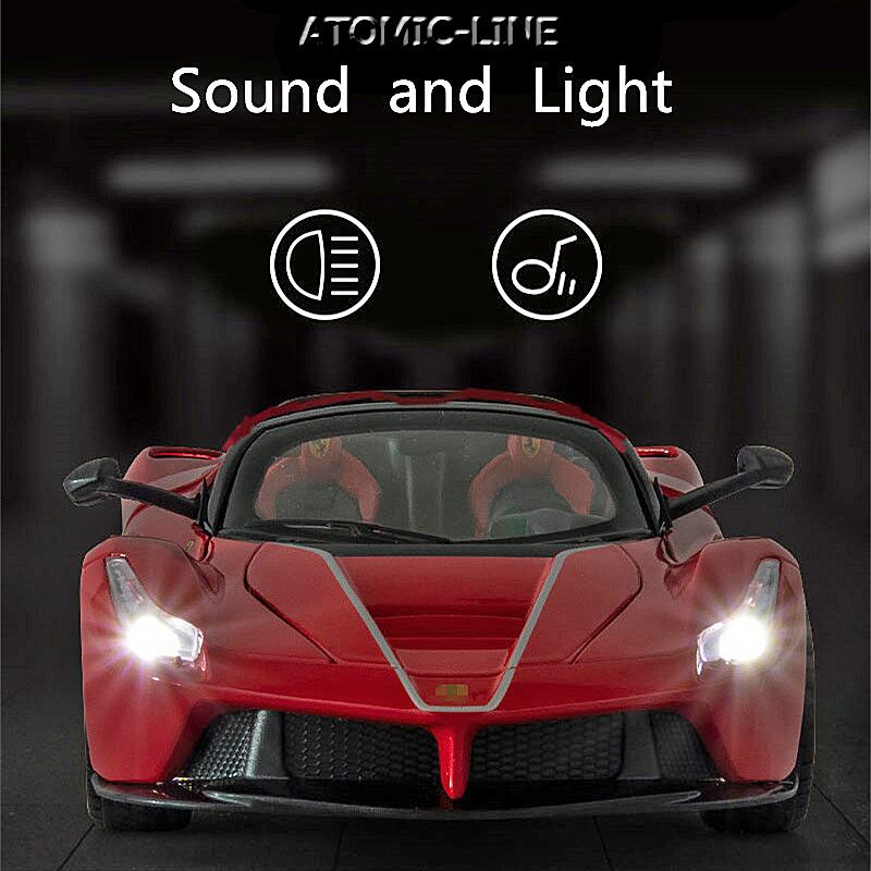 ラ・フェラーリ laferrari 1/22 ミニカー 全3色 ライト点灯 エンジン