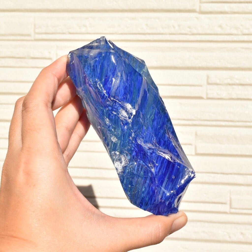 虹入り！シエラネバダ産 アンダラクリスタル原石 ブルーレイスター