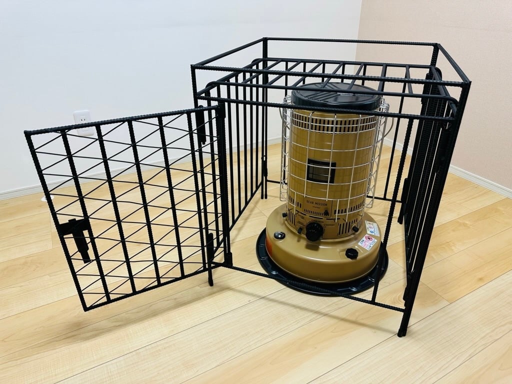 トヨトミ KS-67H対応 ストーブガード 工房金魚アイアンシリーズ 菱形