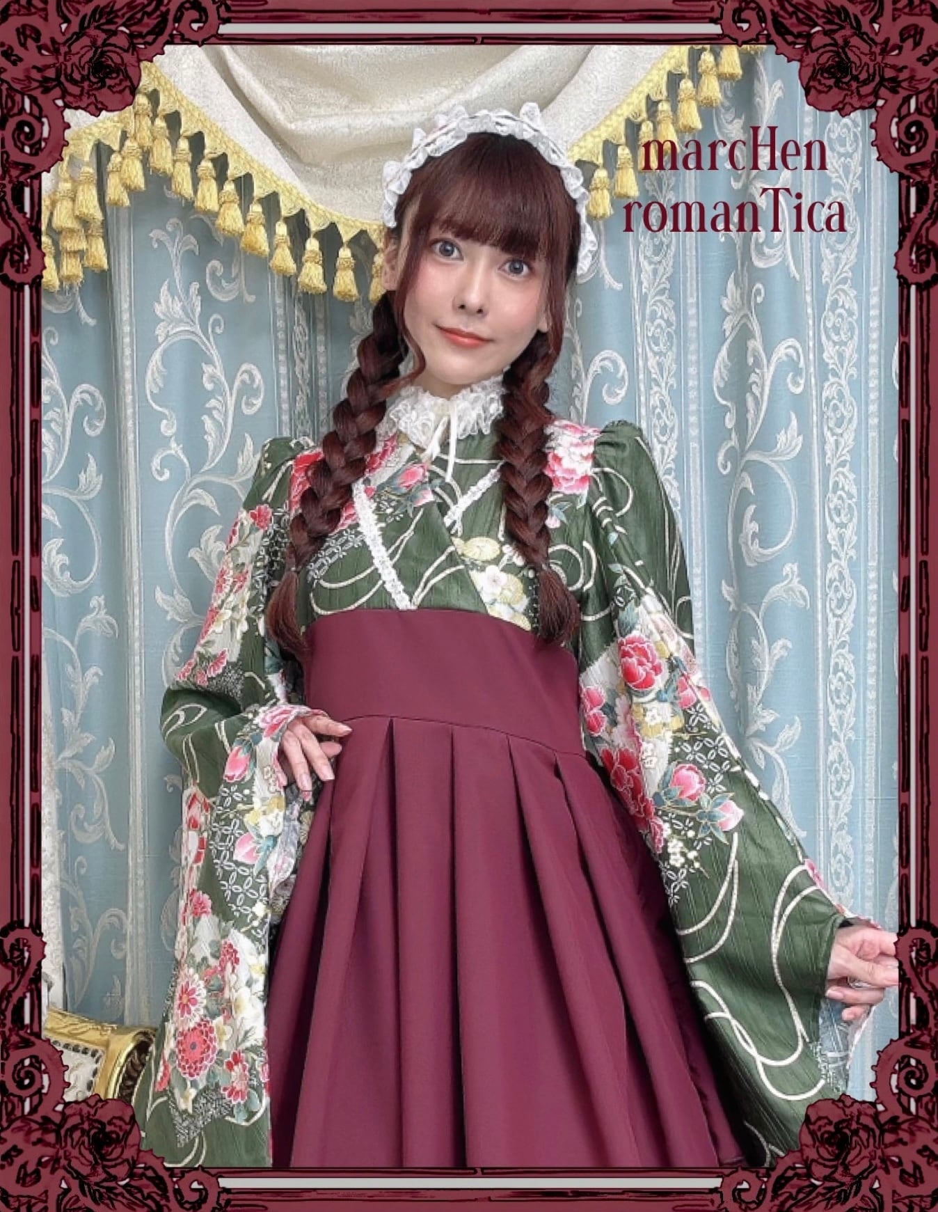 くる実ちゃんコラボカラー】大和撫子袴風ワンピース | marcHenromanTica