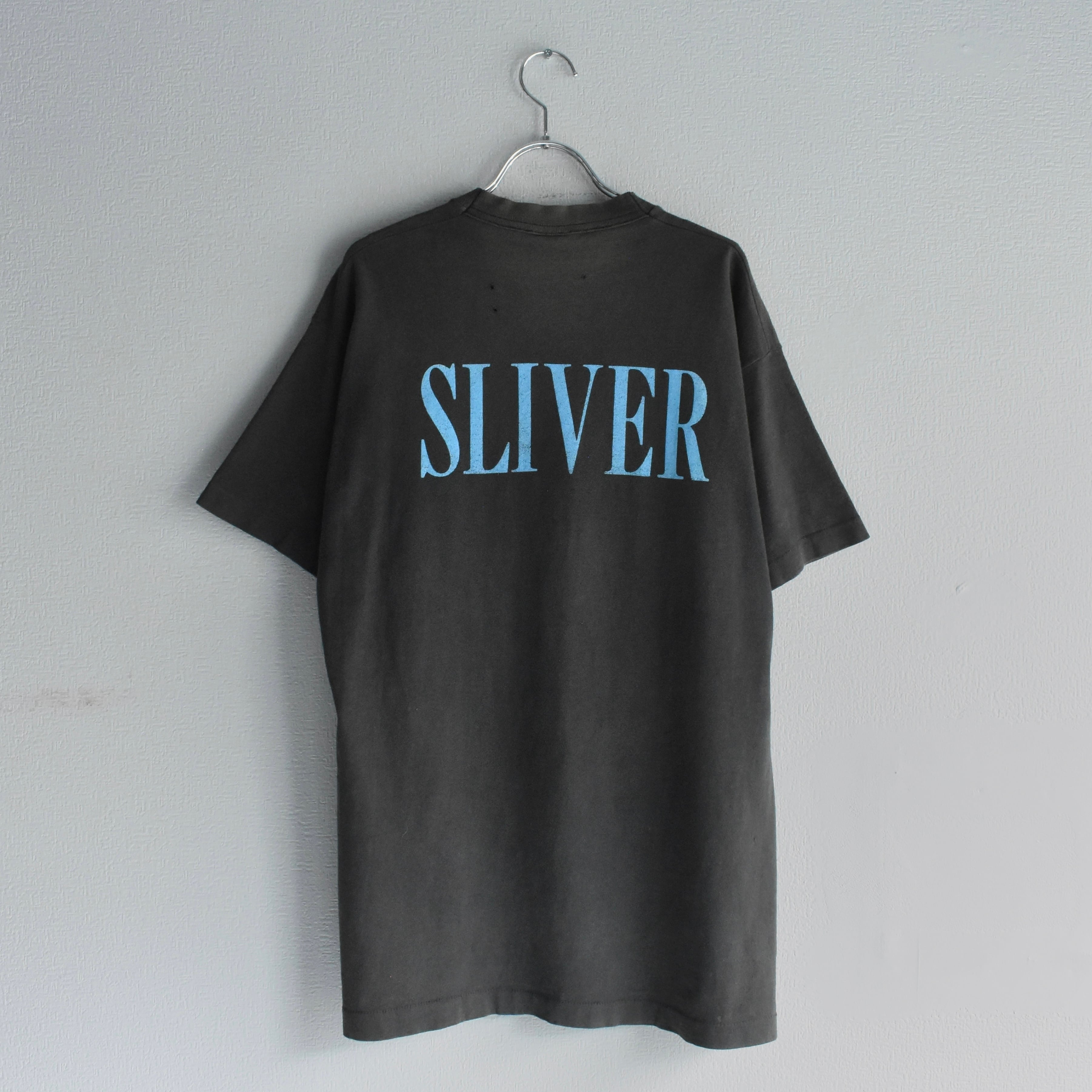 VINTAGE】“NIRVANA”『SLIVER』 90's~ Double Side Printed Rock T