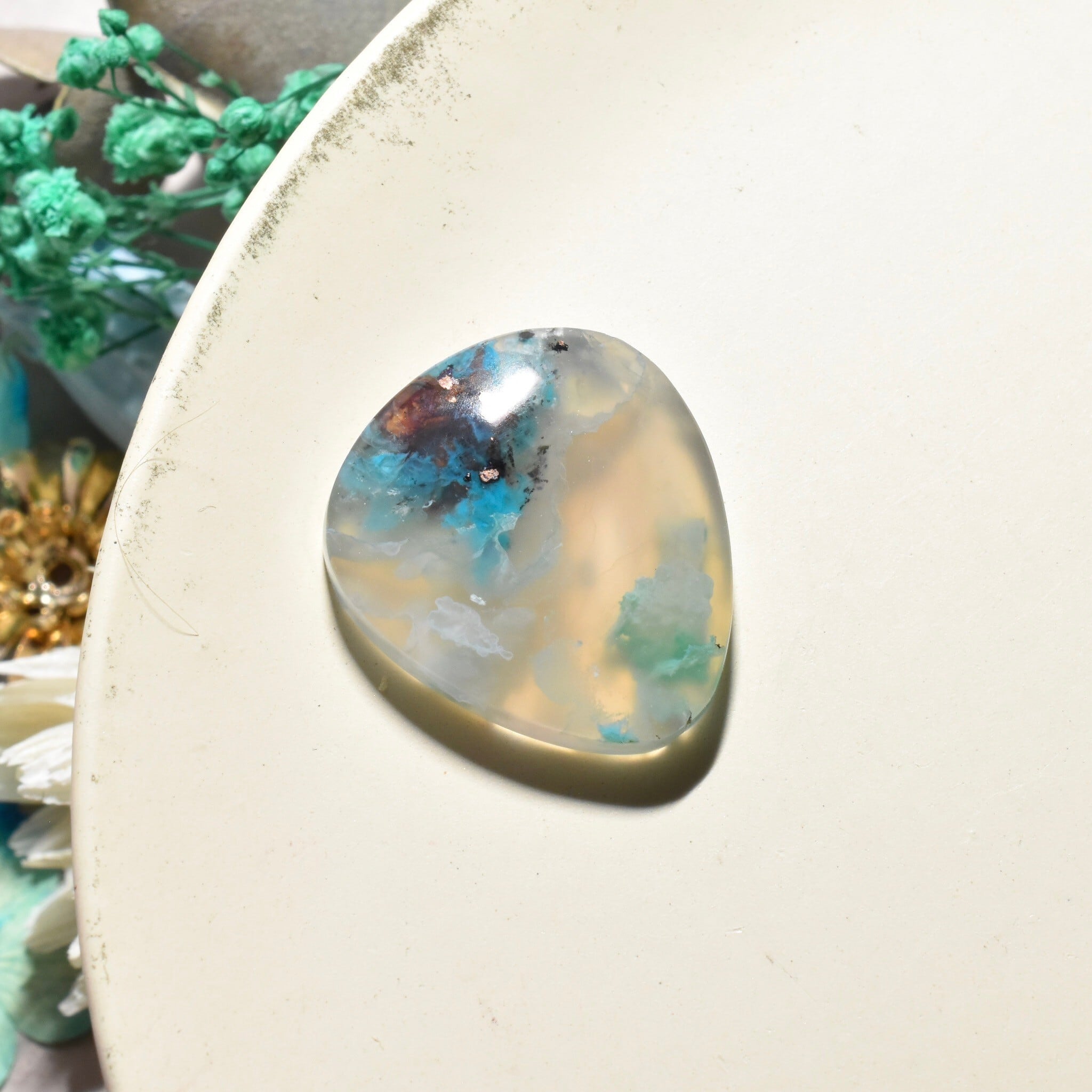 ポ*ー様 『2022年発見』 クリソコラインカルセドニー 原石 鉱物標本