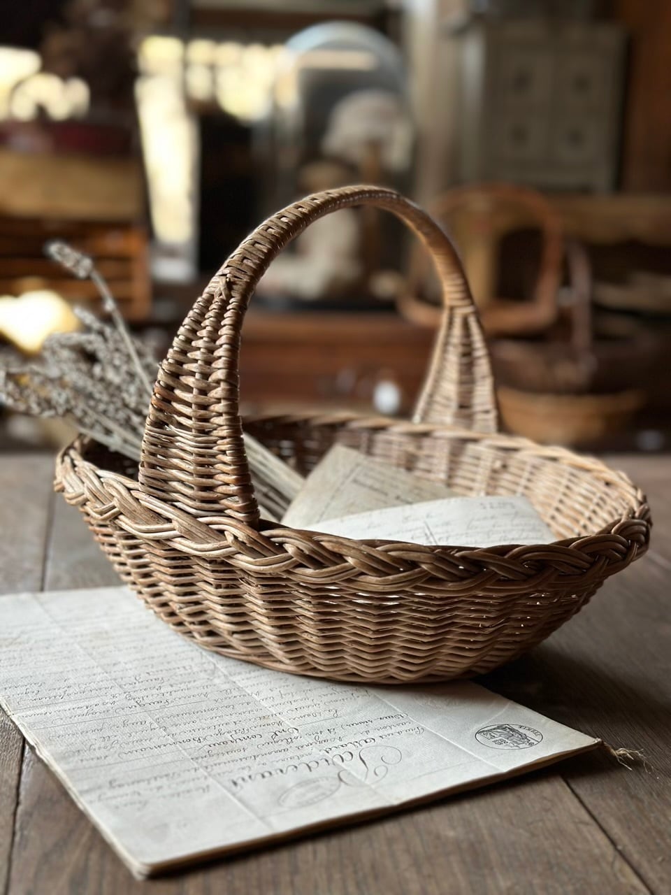 パニエ | Brocante de La Cocotte （フランスアンティーク・ドライ