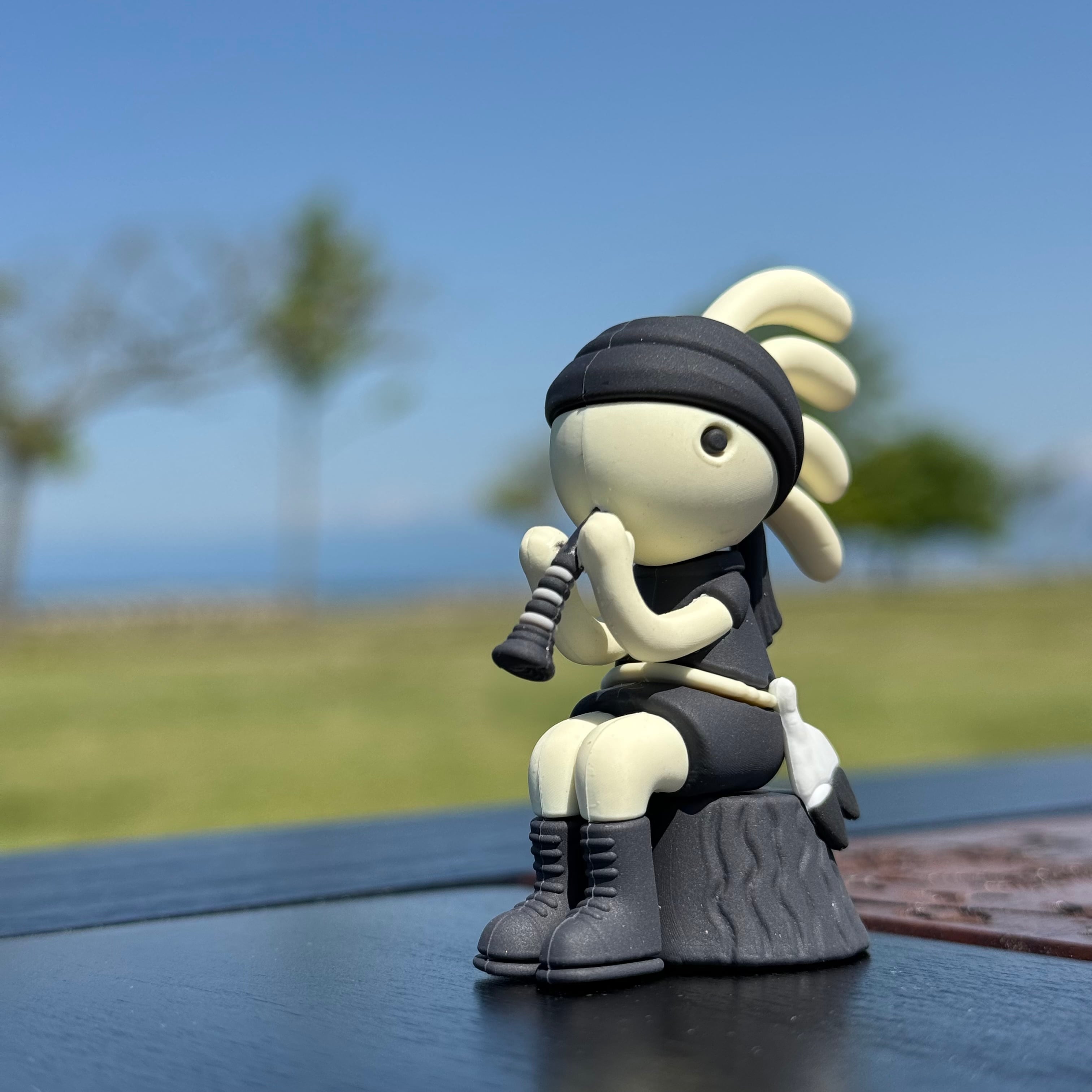 ちょこペリちゃん ブラック | ココペリグッズ、キャンプ用品の【ENRICH】