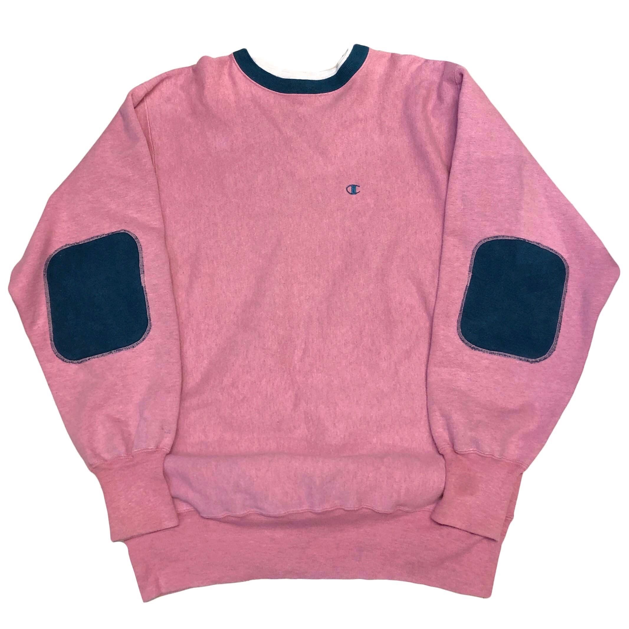 90s Champion チャンピオン リバースウィーブ スウェット ピンク／紺