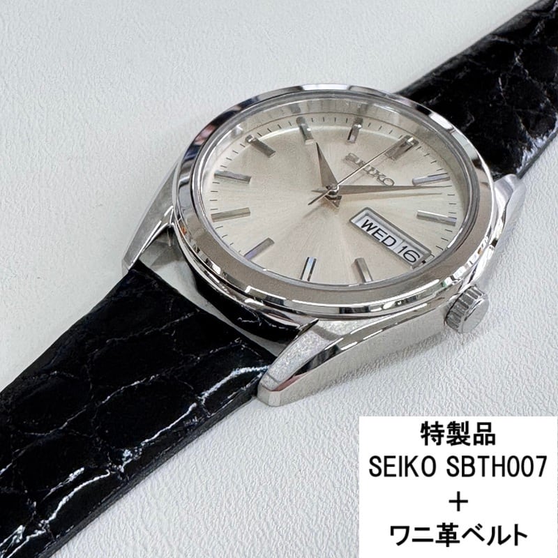 当店特製品☆SEIKO セイコー SBTH007 + ワニ革 ベルト セット | 栗田