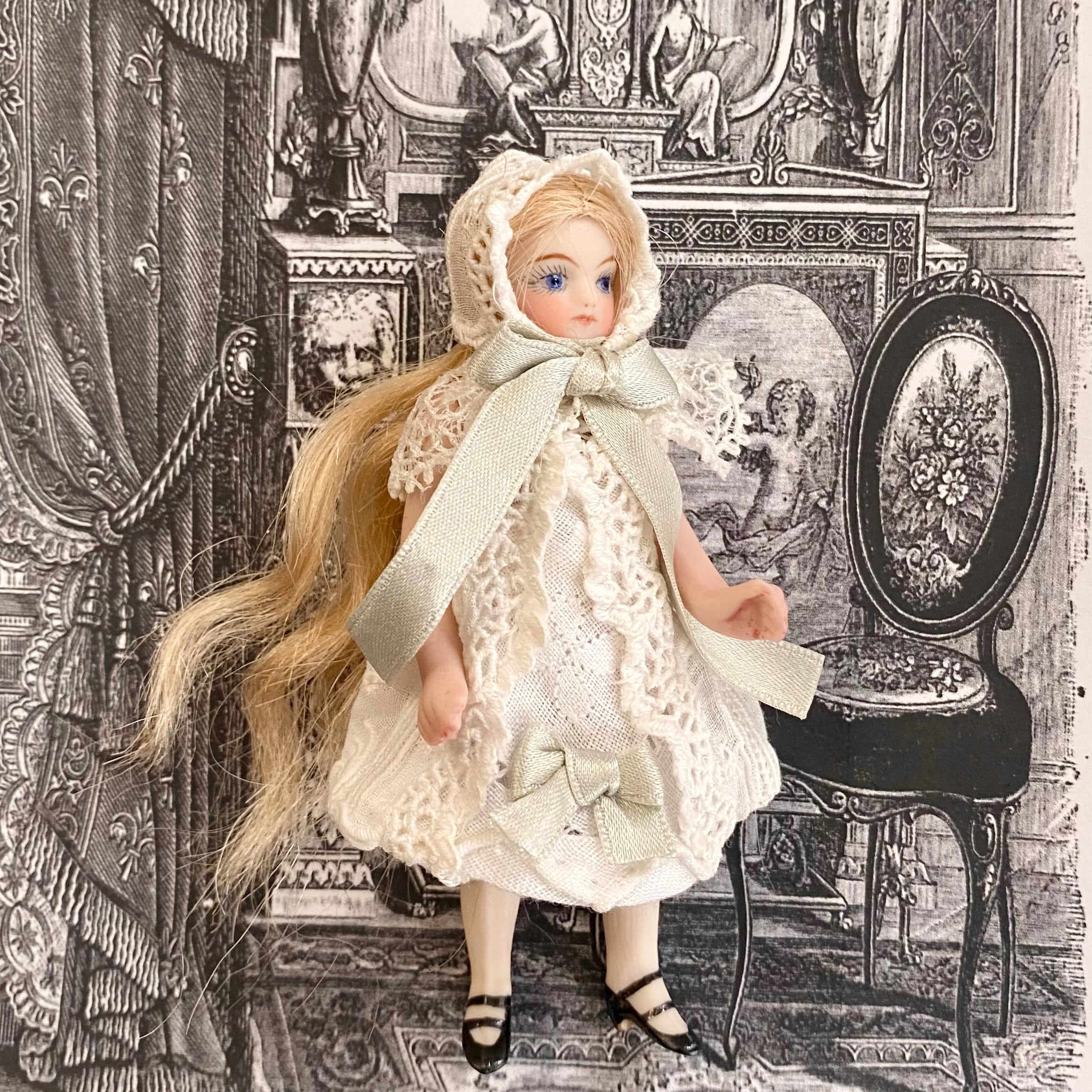 アンティークビスクドールミニョネット 【公式通販】