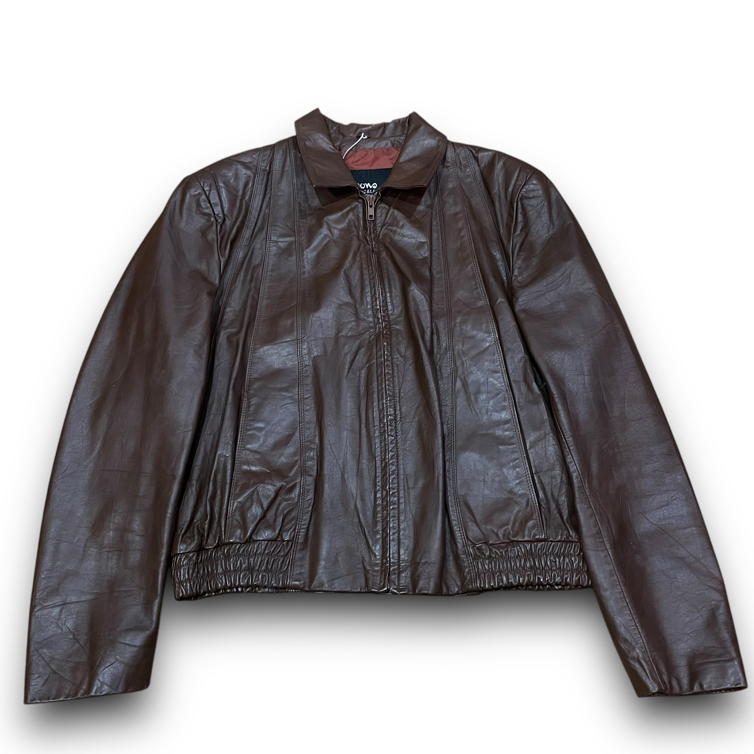 L】【80年代】Wilsons leather レザージャケット 革ジャン 牛革 | 古着