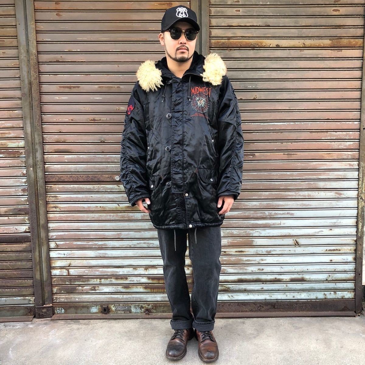 90s USAF MIDWEST N-3B フライト ジャケット ヴィンテージ ミリタリー