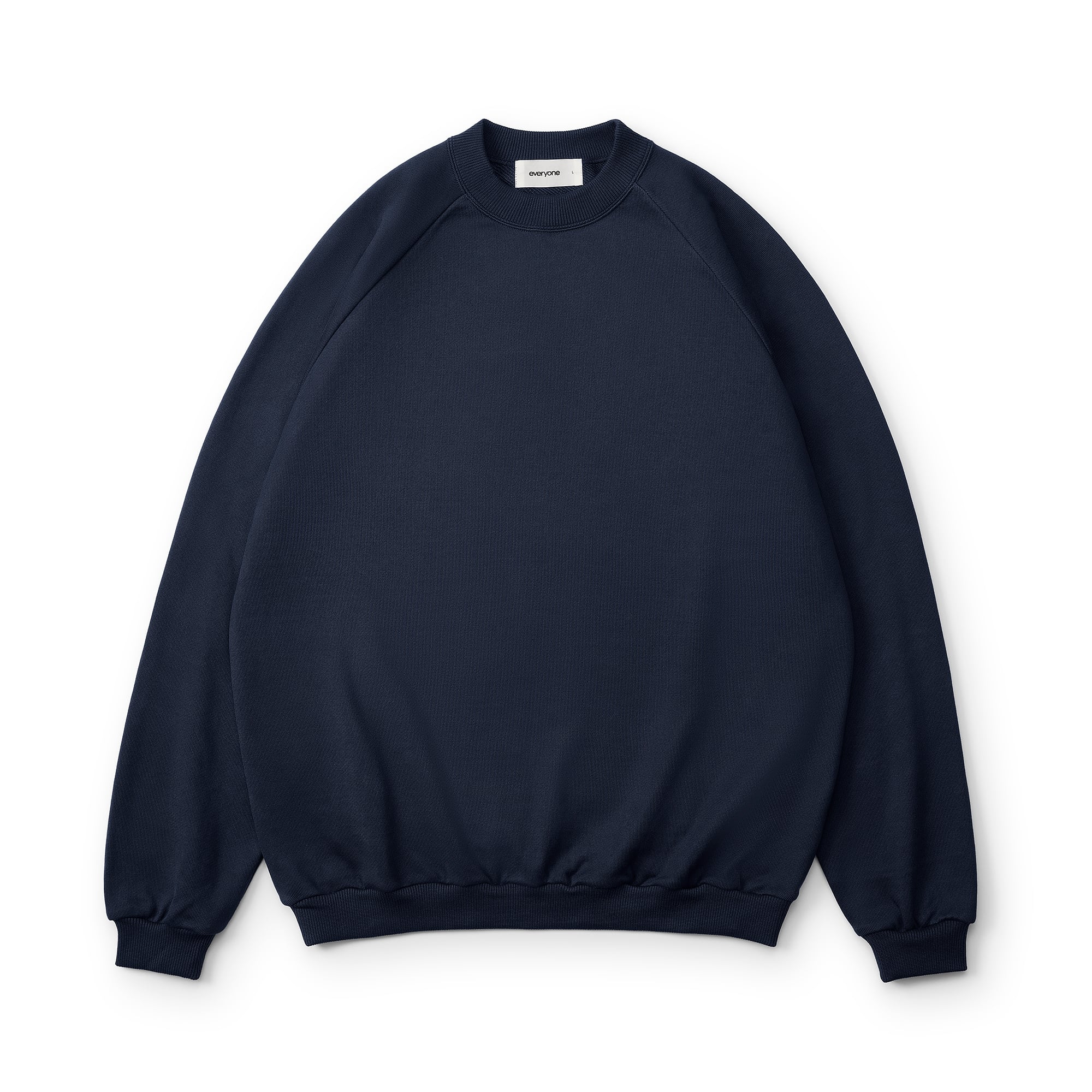 everyone two-tone light weight nylon jacket (BLACK/NAVY) | everyone