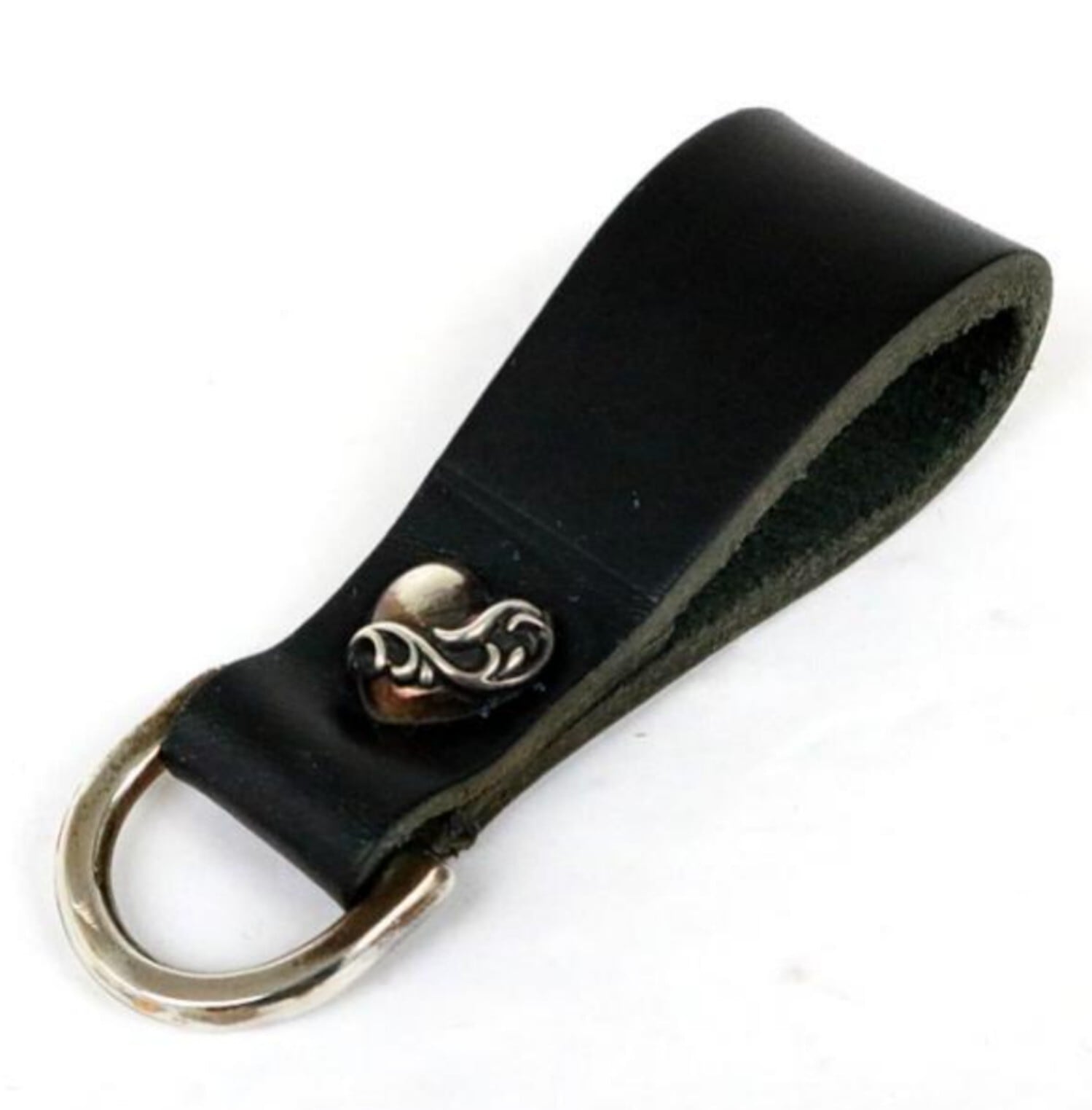 CHROME HEARTS クロムハーツ Dリング ベルトループ ハートボタン