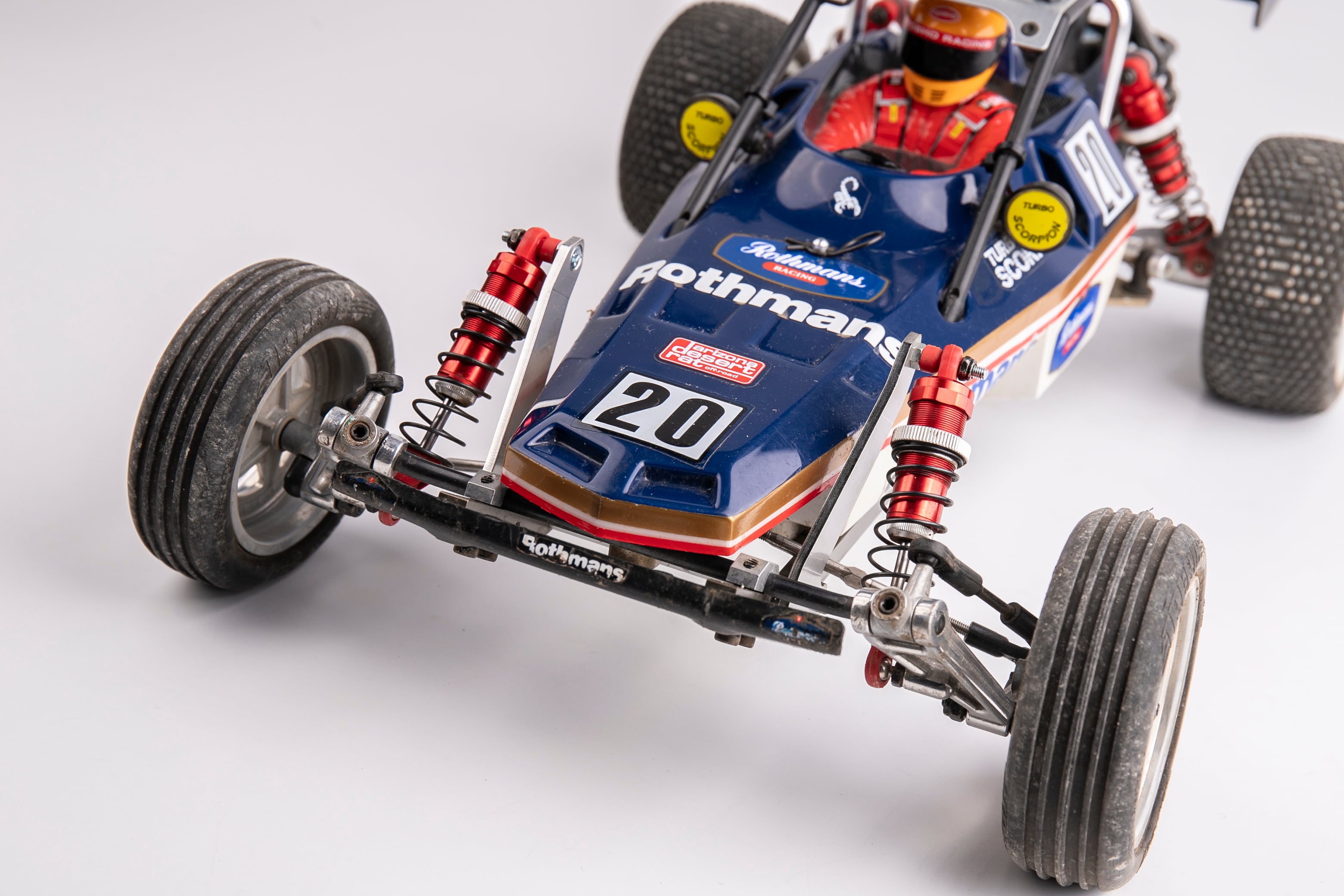 ハードフロントショックステーKYOSHO ターボスコーピオン用ステンレス