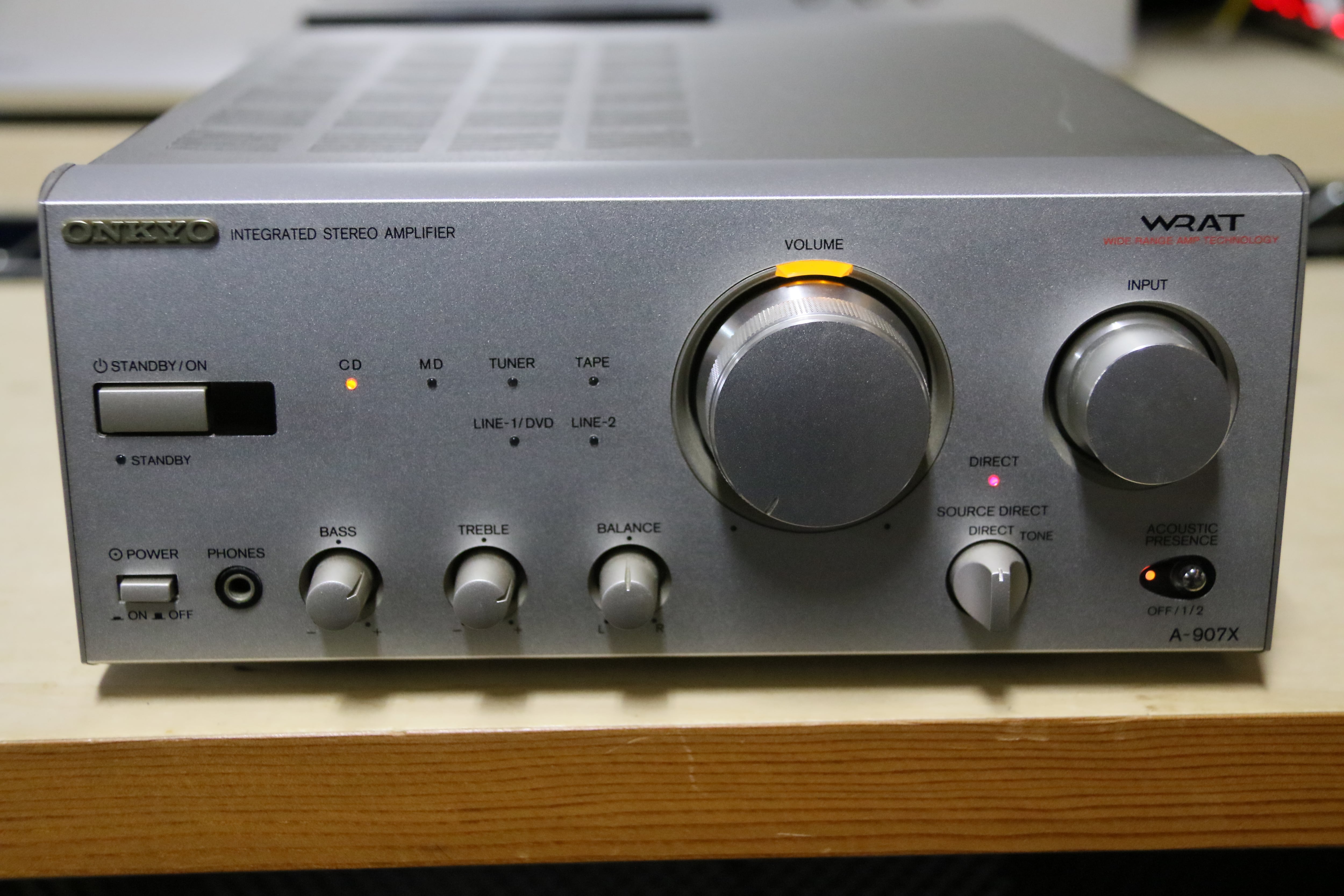 小ぶりでダイナミックサウンド！】ONKYO A-905X ユニット単体