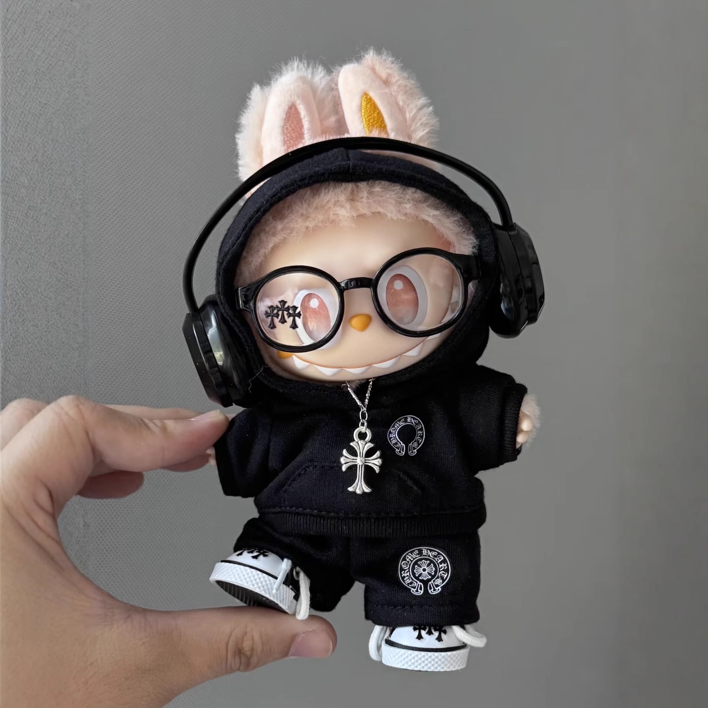 ラブブ スウェット 6点セット ALL BLACK クールカジュアル 15cm 17cm