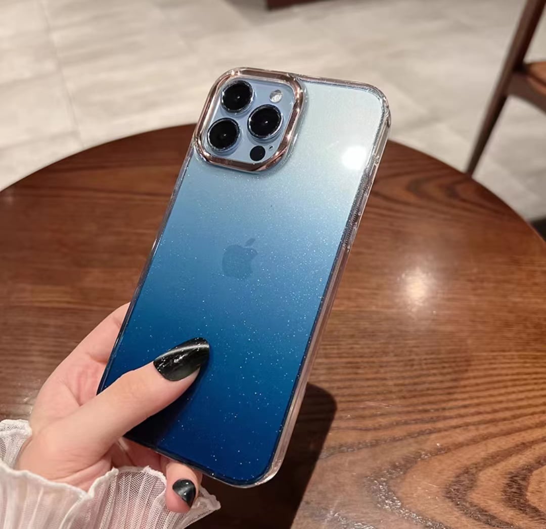 美品! iPhone 14 Pro Maxグラデーション ブラックケース付き 美品 美品