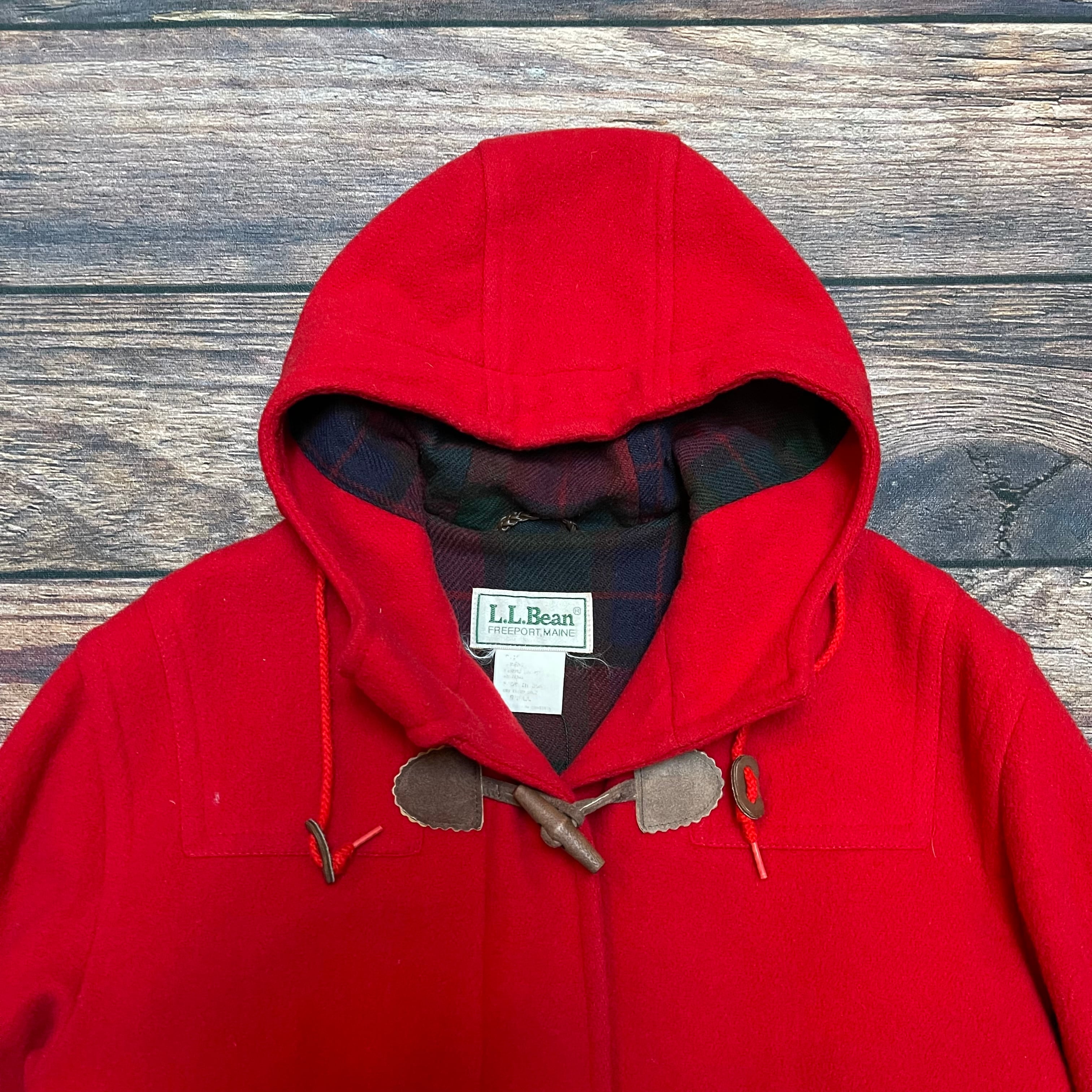 80's USA製 L.L.Bean ダッフルコート レッド S | 古着屋DIGDIG