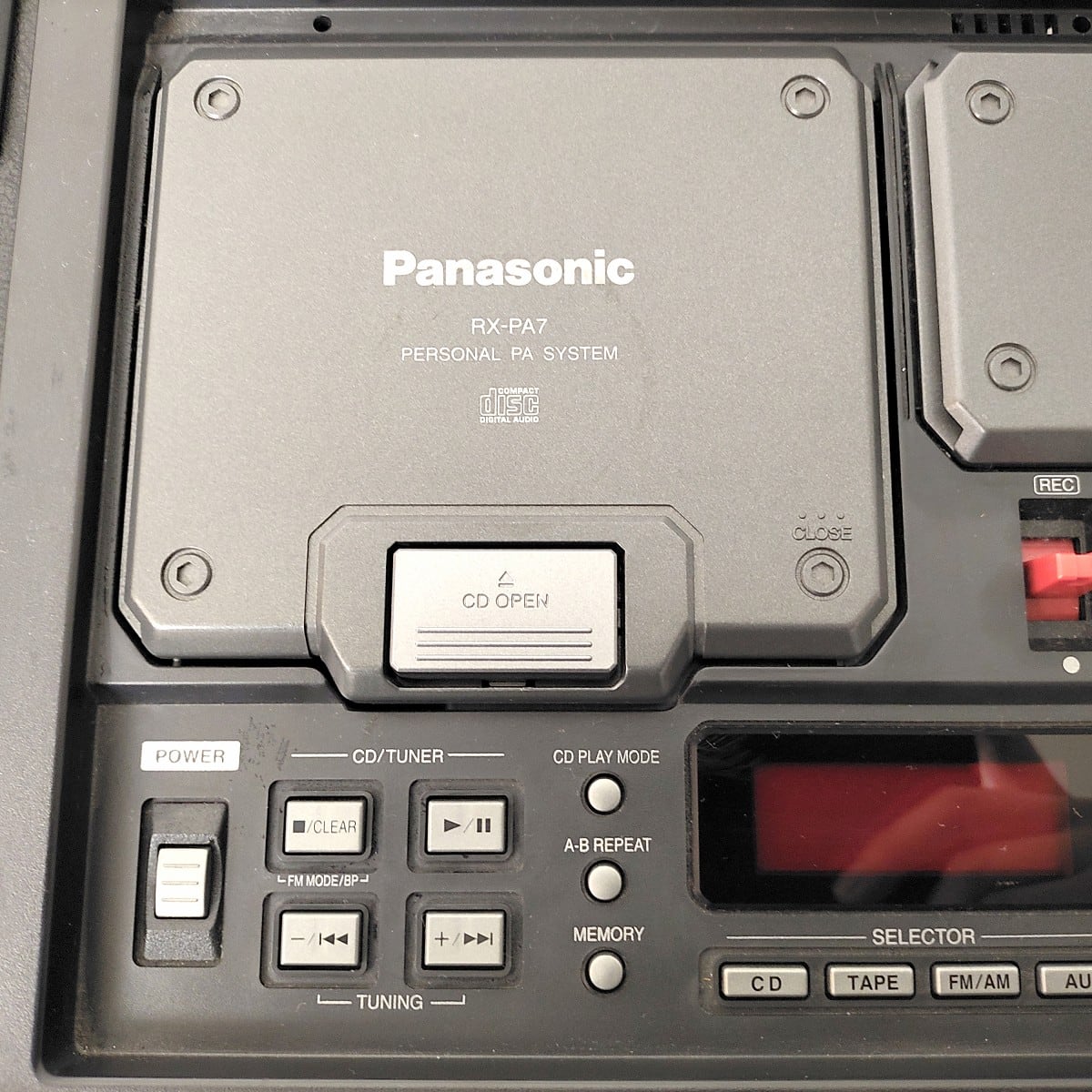 Panasonic・パナソニック・CDラジカセ・リズムボックス・RIDDIM VOX