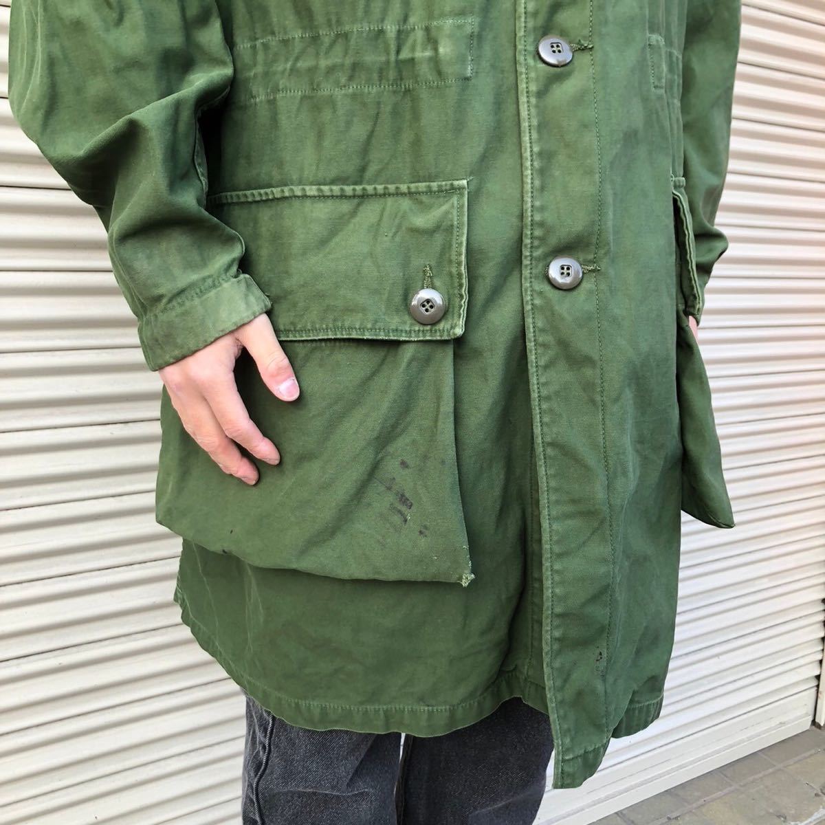 60s スウェーデン軍実物 M-59 ミリタリー フィールドコート モッズ